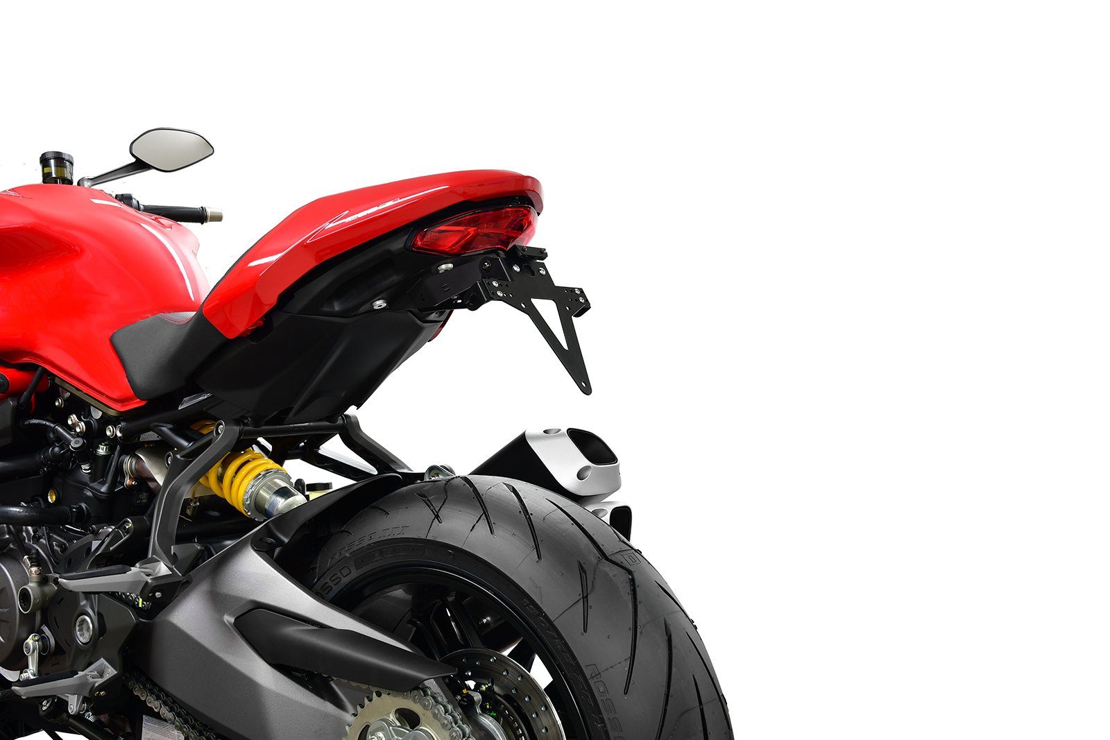 ZIEGER Kennzeichenhalter Classic Complete Kennzeichenhalter kompatibel mit Ducati Monster 797
