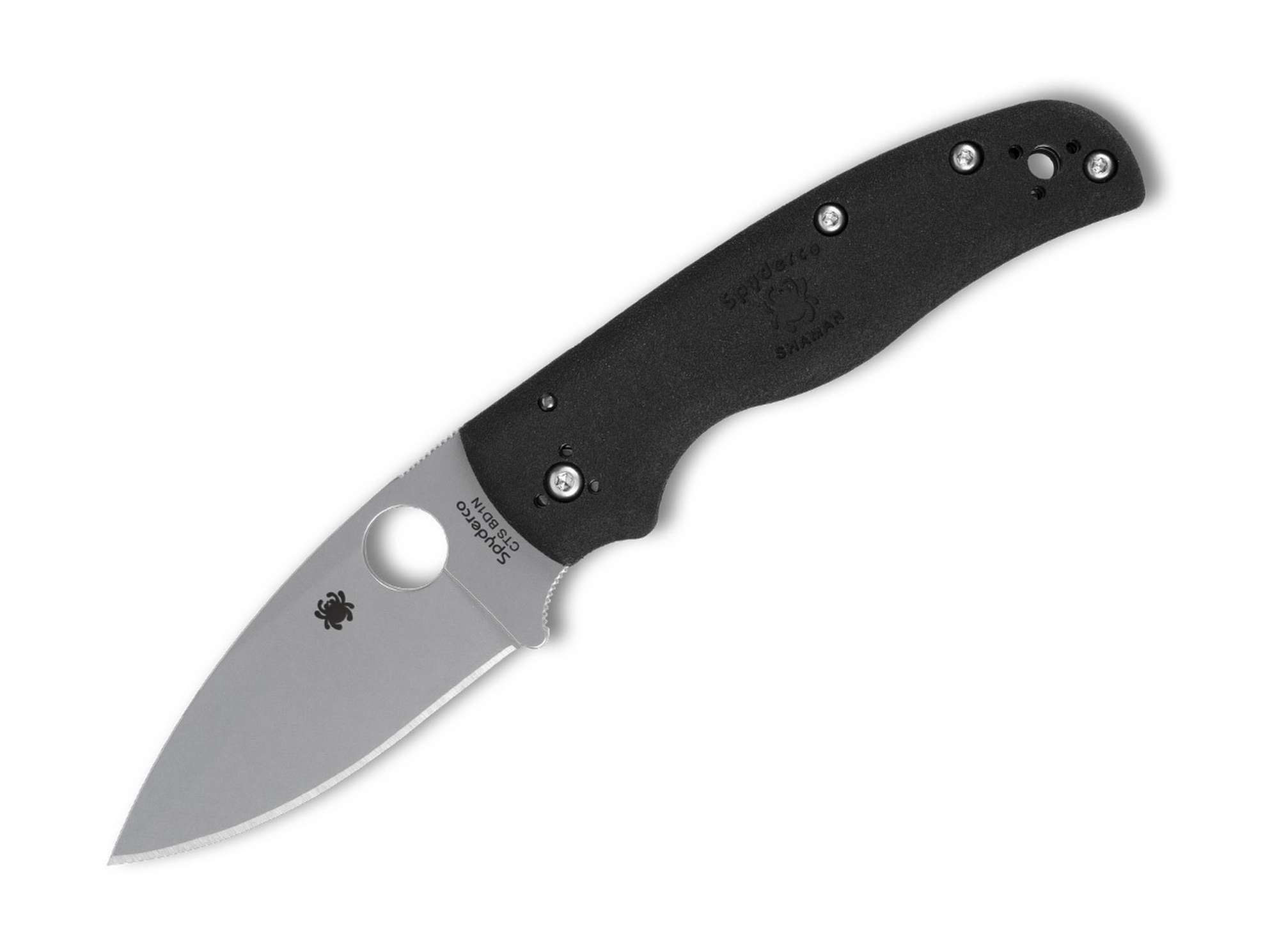Spyderco Taschenmesser Spyderco Shaman Lightweight PlainEdge