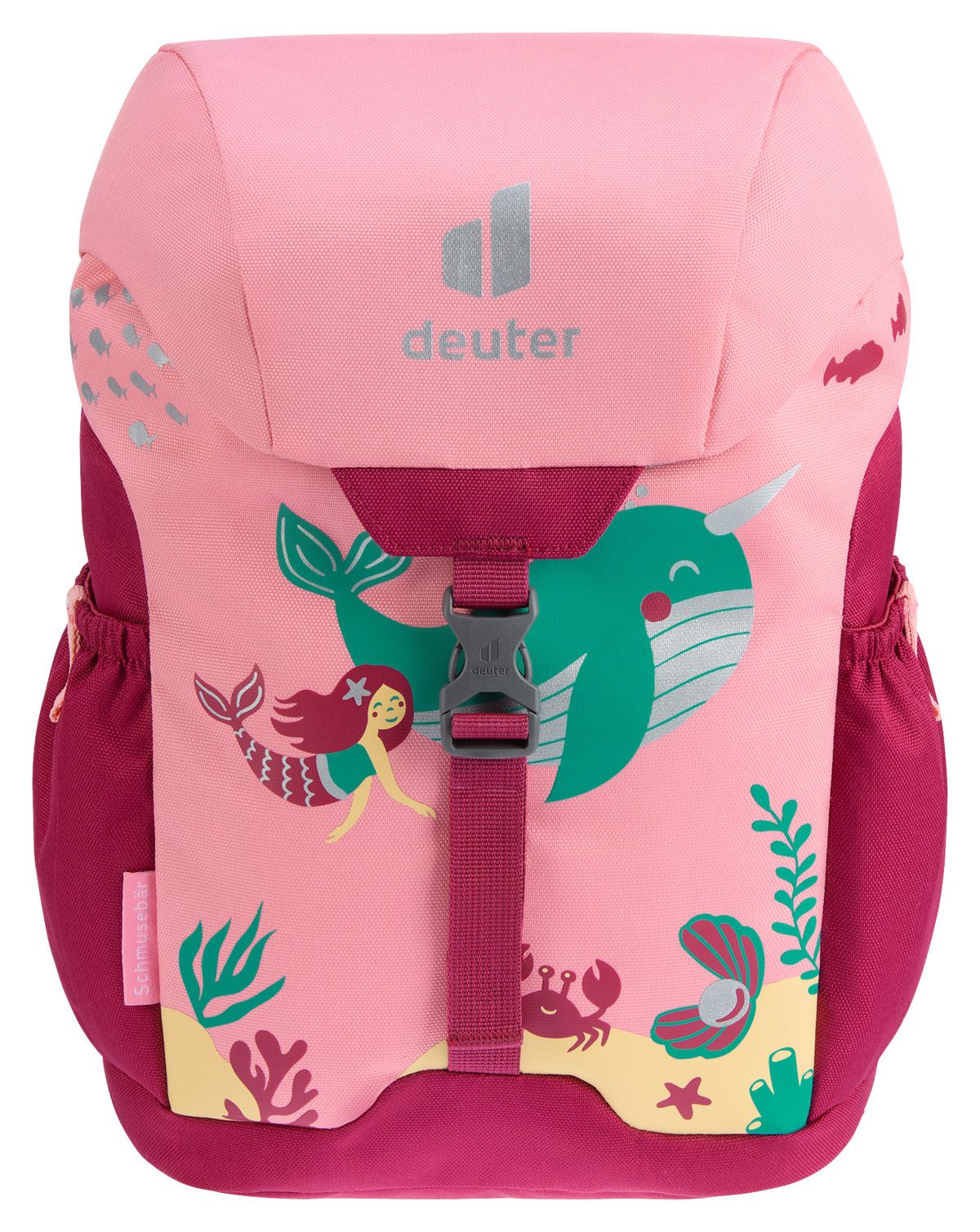 deuter Kinderrucksack SCHMUSEBÄR 8 L, für Kinder, mit 8 Liter Volumen, mit Reflektoren