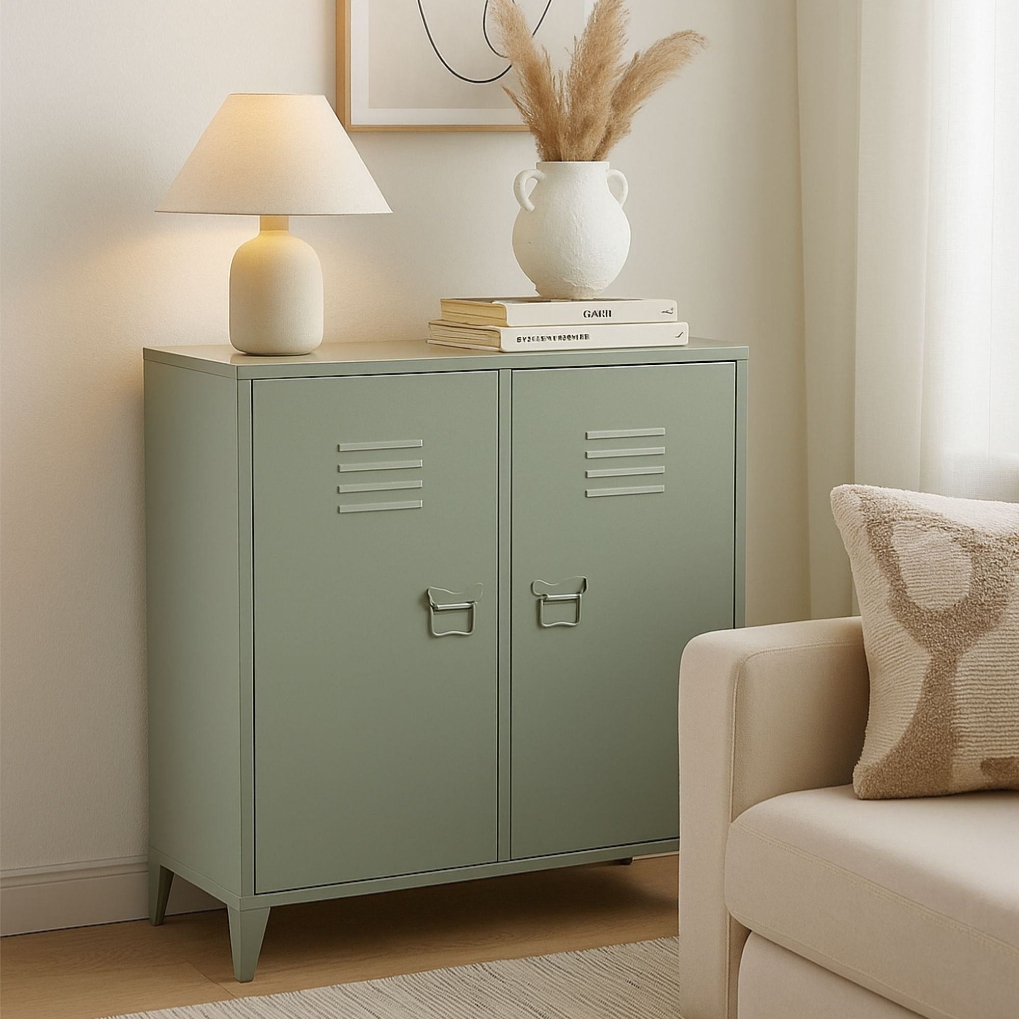 osoltus Raumteiler Industrial Wohnen 2-türiger Spindschrank Büroschrank Sta günstig online kaufen