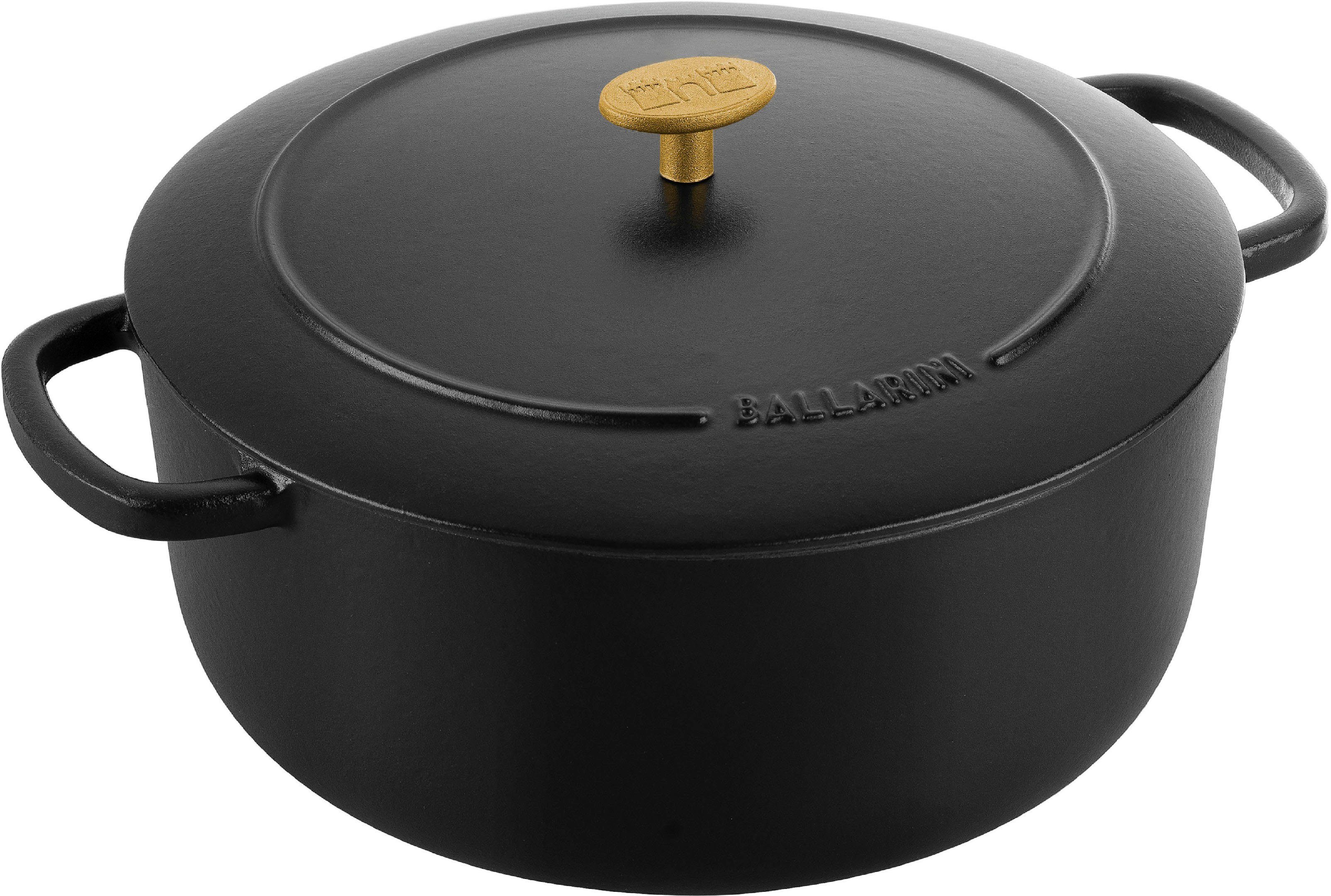 BALLARINI Bräter Bellamonte Cocotte, Gusseisen (1-tlg), robust, kratzfeste Emaille-Beschichtung, spülmaschinengeeignet