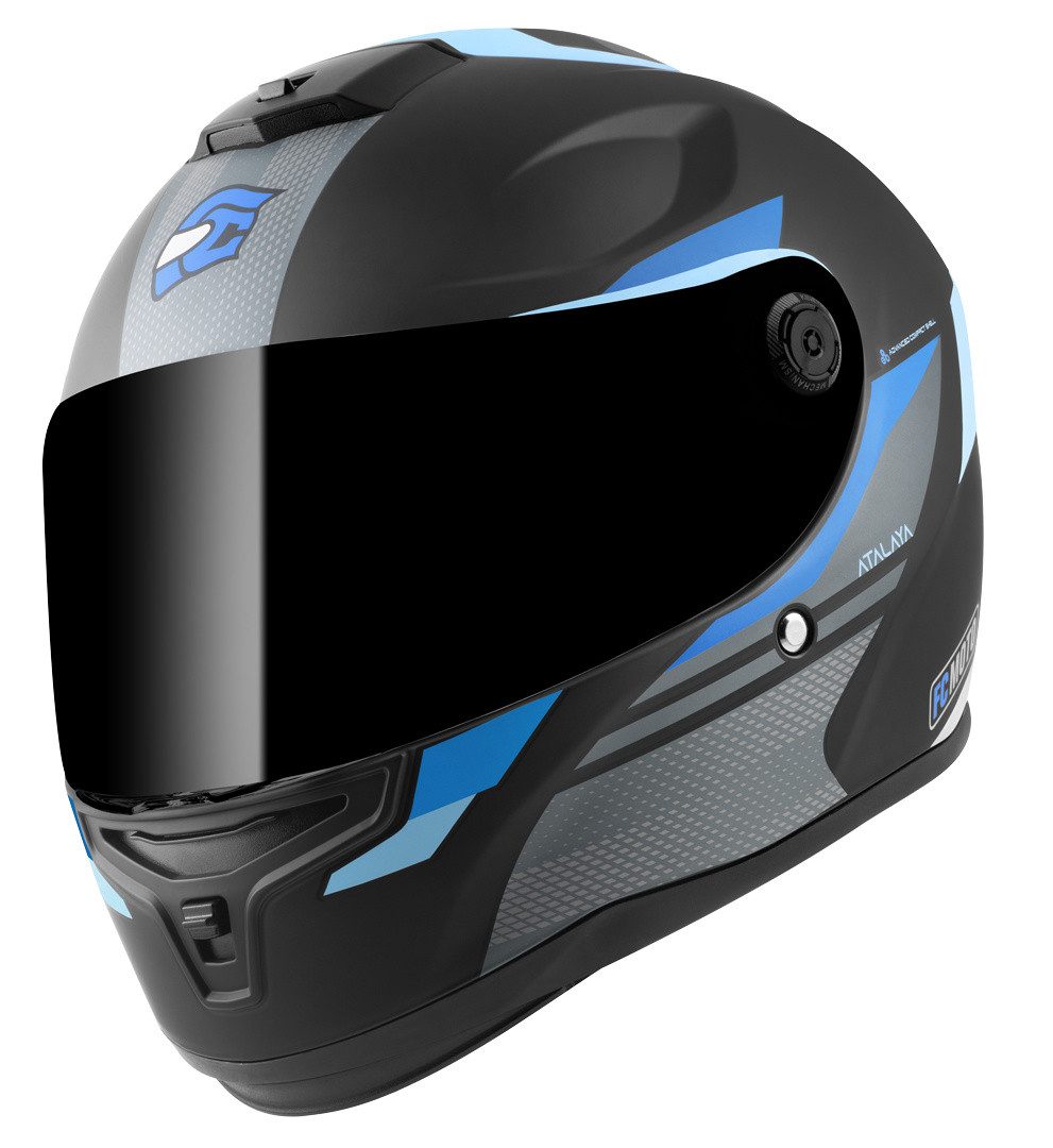 FC-Moto Motorradhelm FF114B Zeron Helm, Vorbereitet Für Pinlockscheibe,herausnehmbares Innenfutter