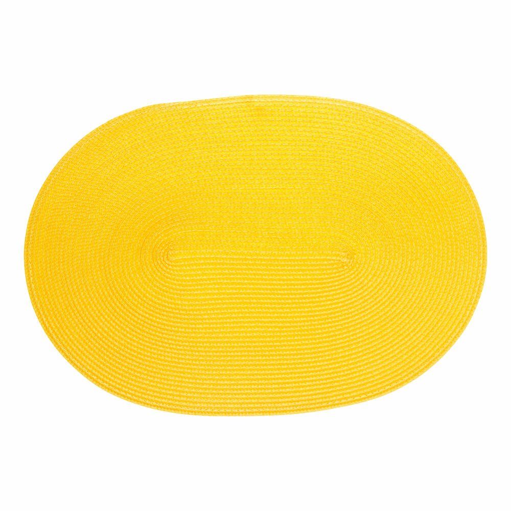 pfundig Platzset, Oval 45 x Continenta Gelb, 31 cm