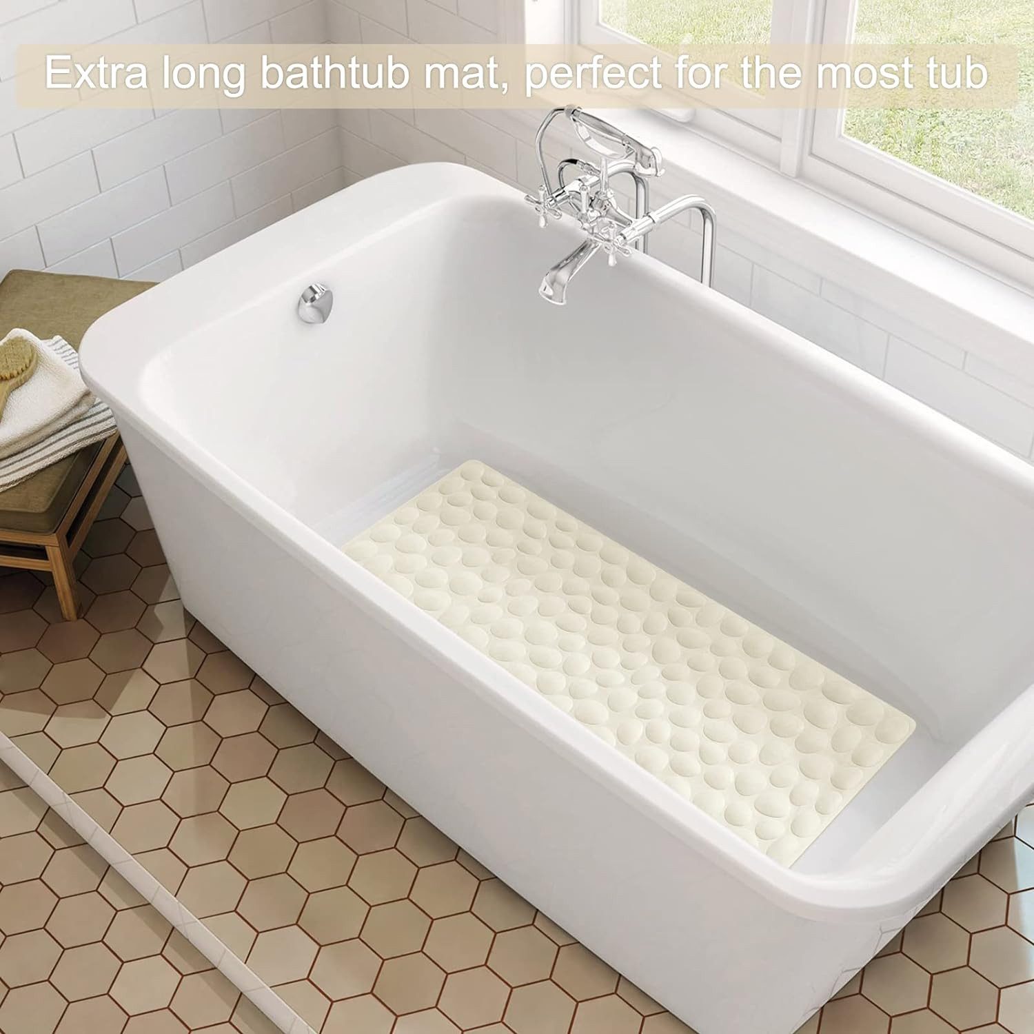 Refined Living Duschmatte Badewannenmatte rutschfest, Antirutschmatte für B günstig online kaufen