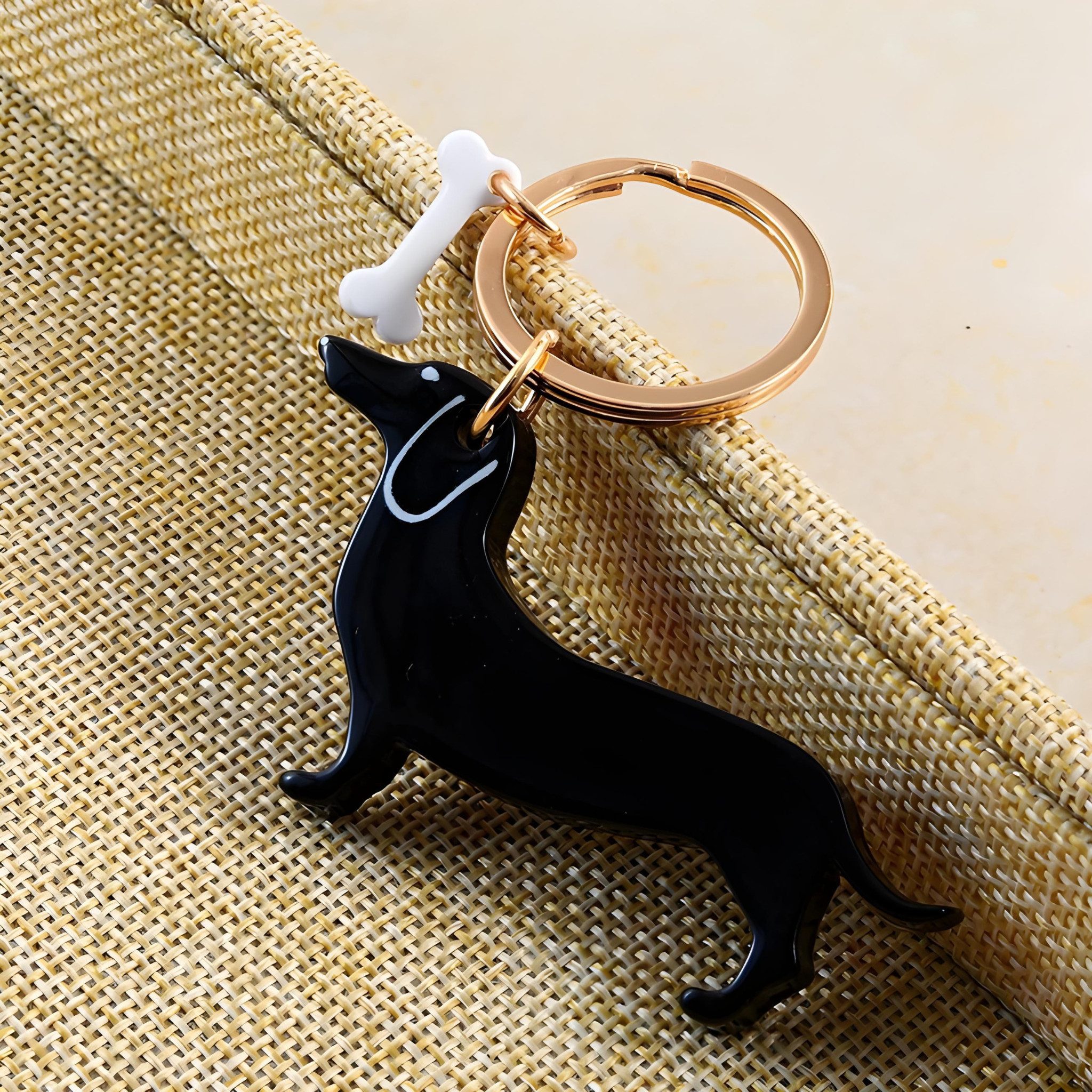 NEXORA Schlüsselanhänger Dackel Anhänger Schlüsselanhänger Dackel, hcohwert günstig online kaufen