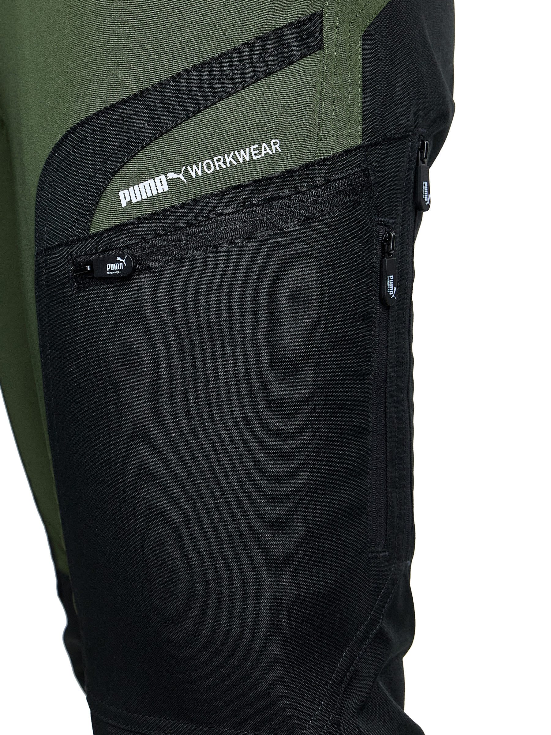 PUMA Workwear Outdoorhose Wanderhose Herren - Outdoor Hosen für Herren, Verstellbare Knopfleiste Verstärktes Nylon für Langlebigkeit - 4-Wege-Stretch - Atmungsaktiv