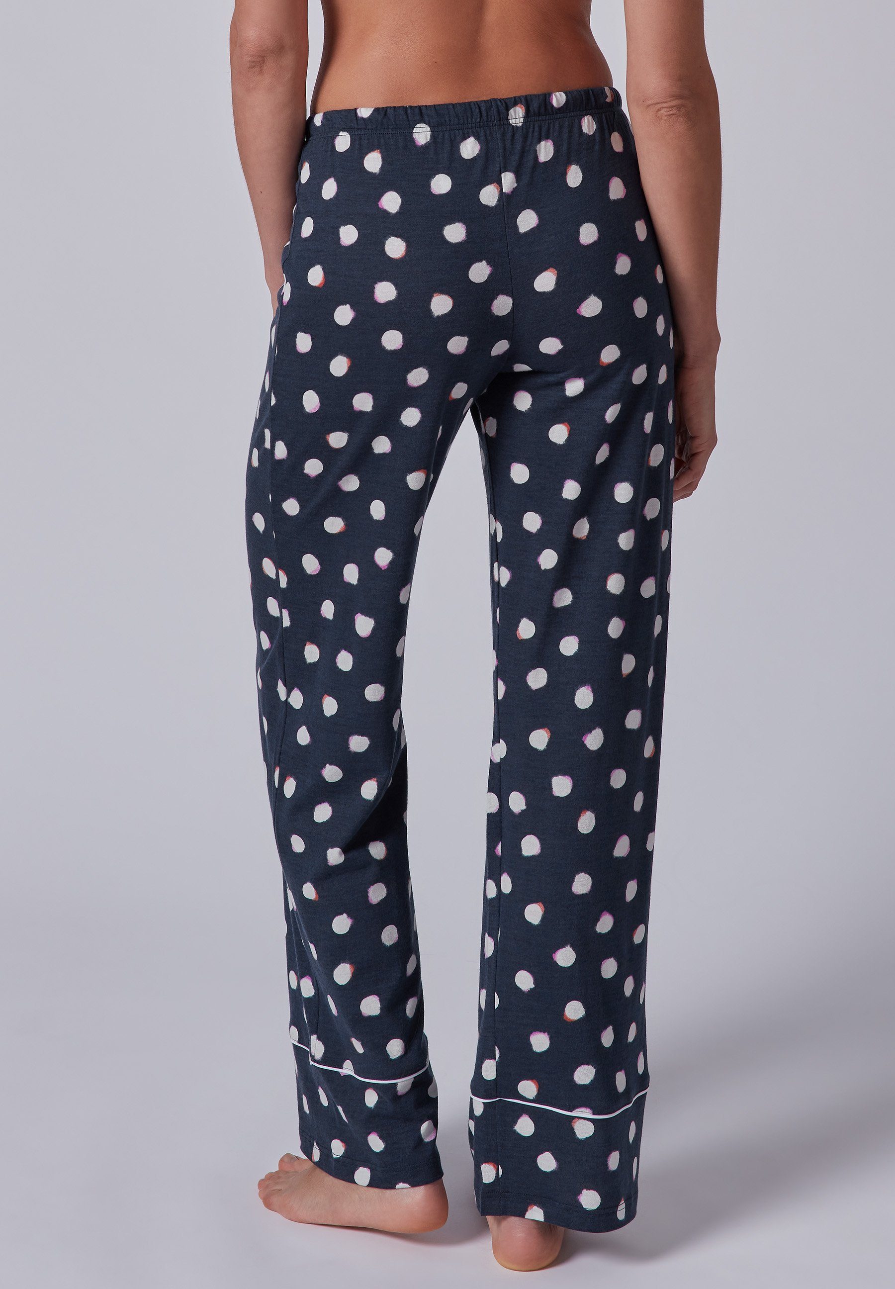 Pyjama Hose Pyjamahose Design Damen (1-tlg) HUBER Huber Modisches