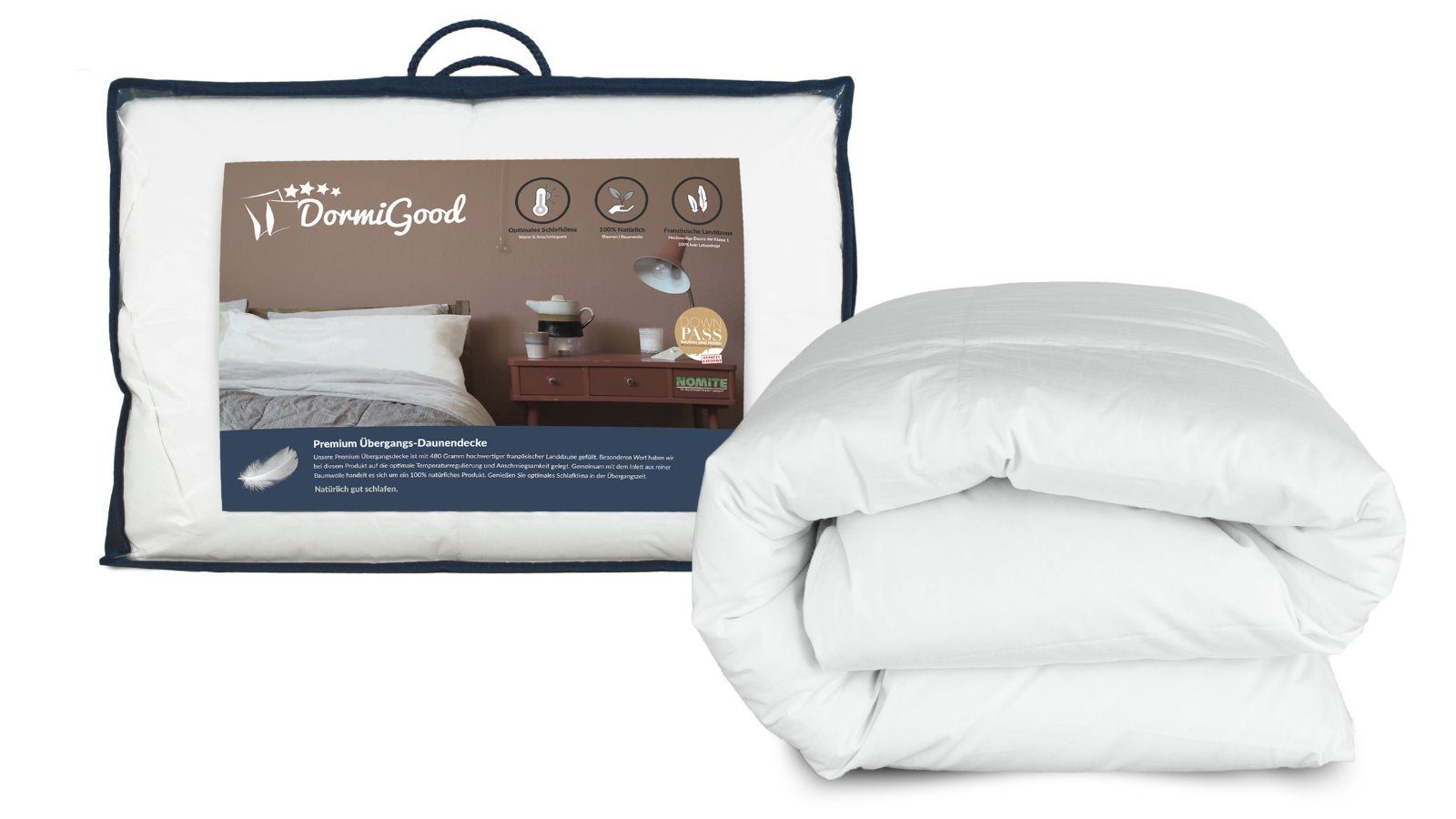 DormiGood Daunenbettdecke Premium Daunendecke, 100% Daunen, günstig online kaufen