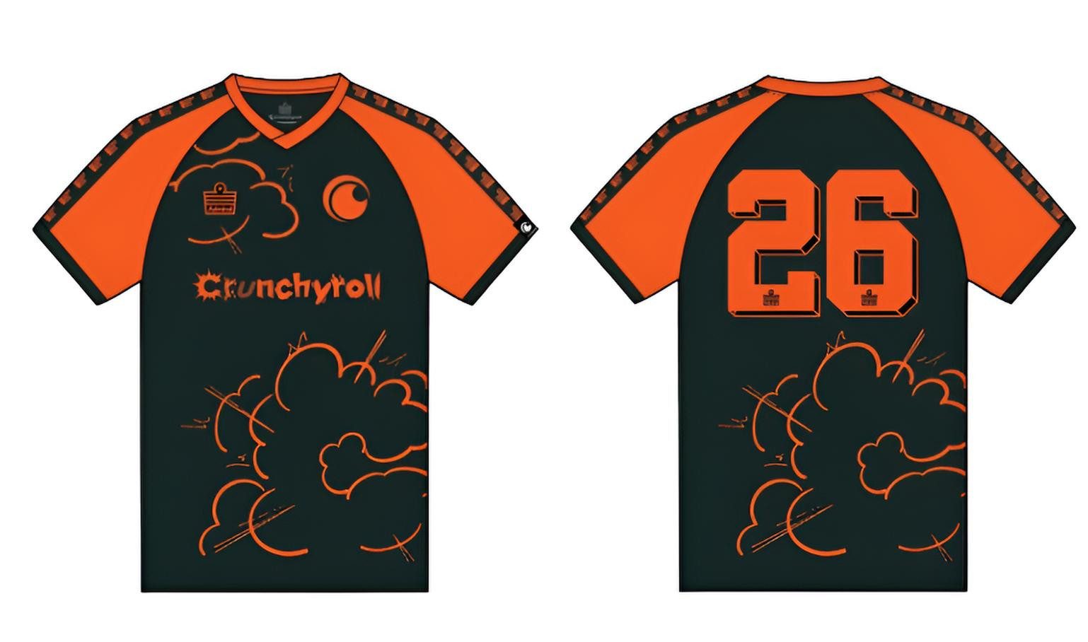 Crunchyroll Fußballtrikot Fußballtrikot - Soccer Jersey - Crunchyroll