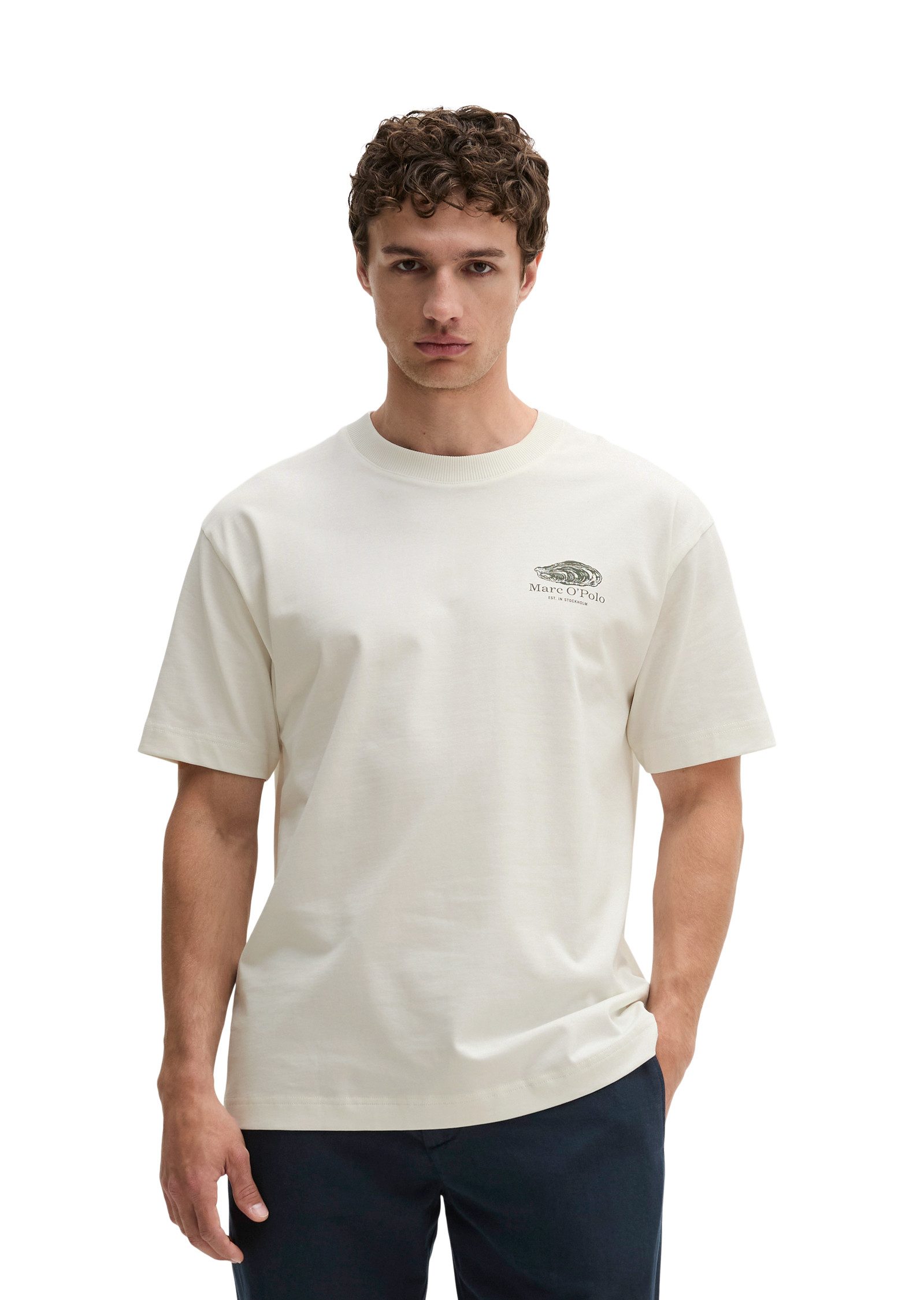 Marc O'Polo T-Shirt mit maritinem Rückenprint
