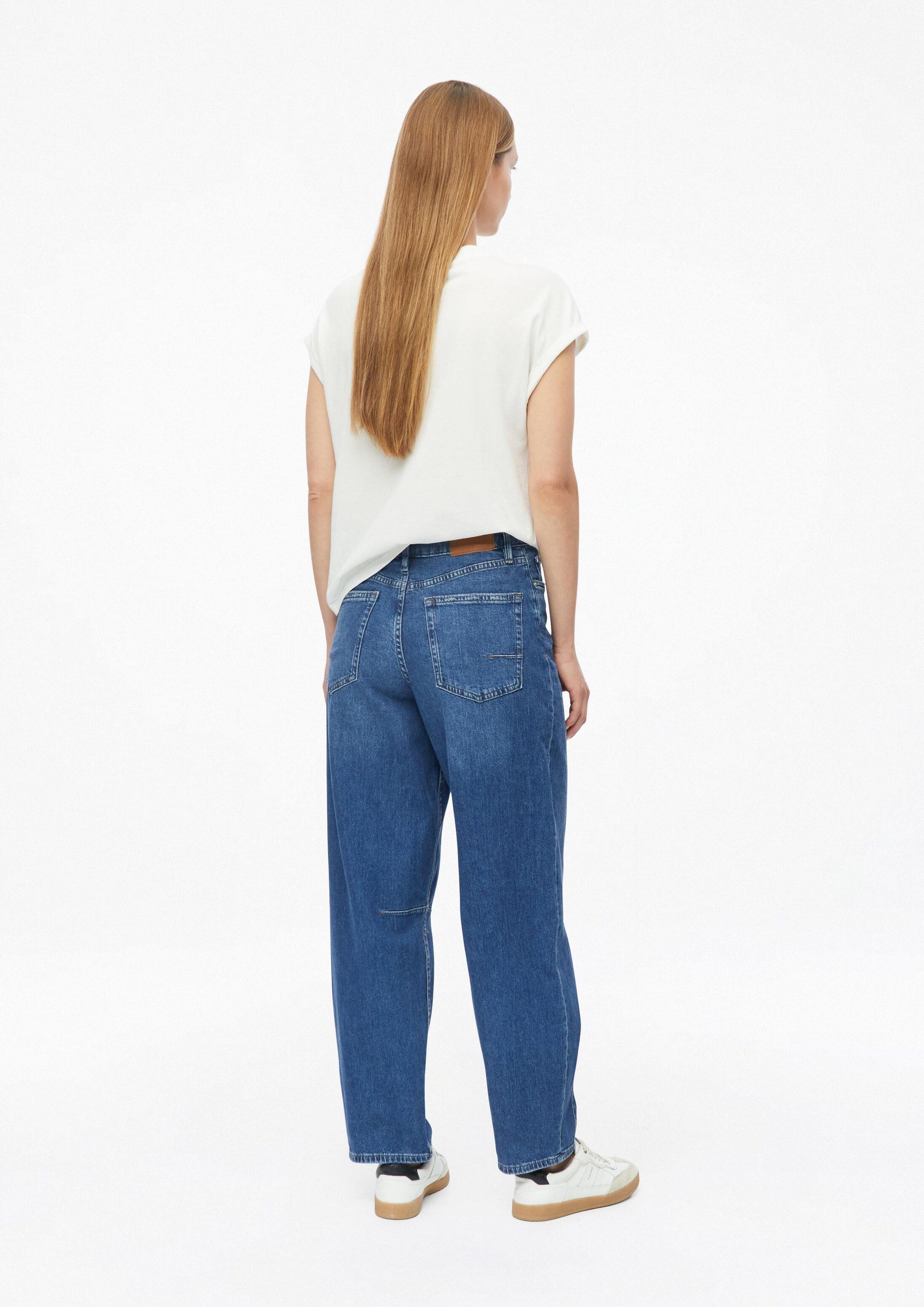 s.Oliver Weite Jeans Jeans-Hose Ankle-Jeans / Regular Fit / High Rise / Barrel Leg