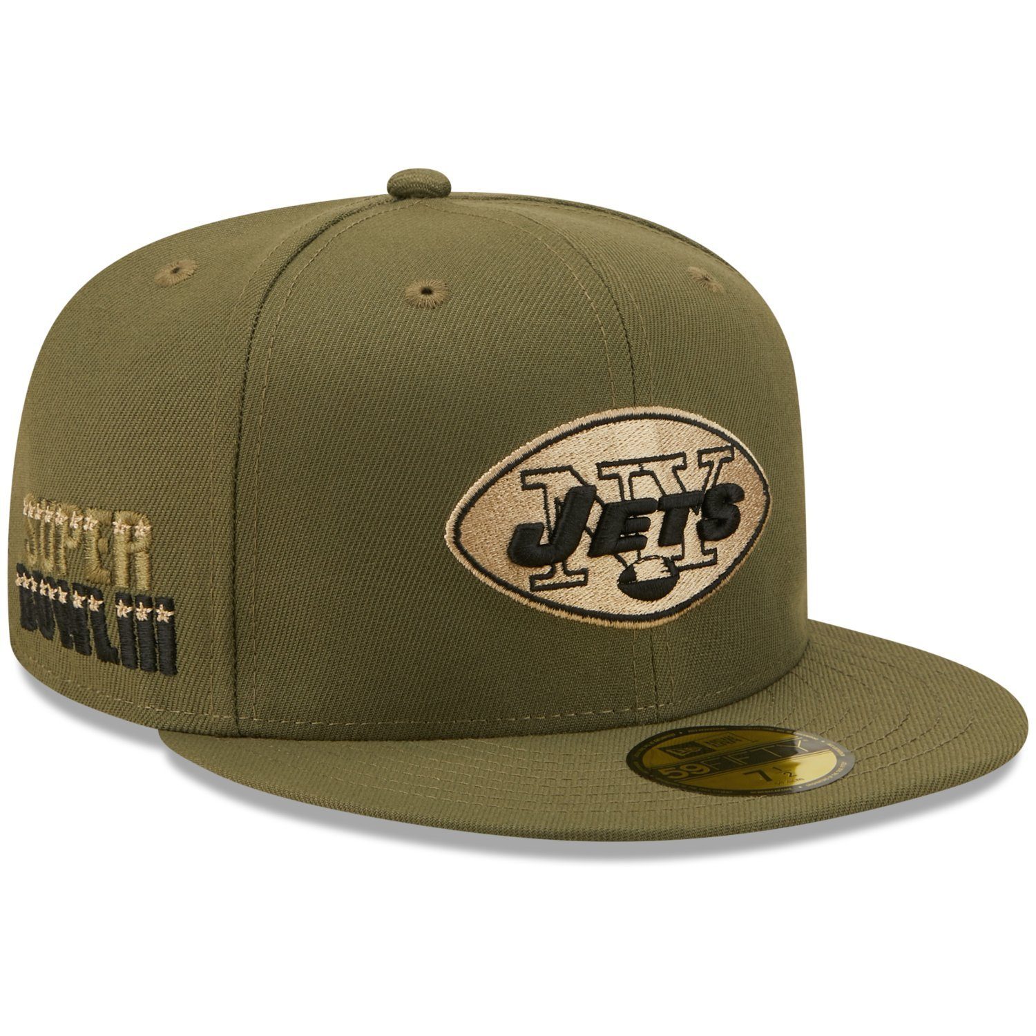 New Era Fitted Cap 59Fifty NFL Throwback Superbowl ProBowl New York Jets