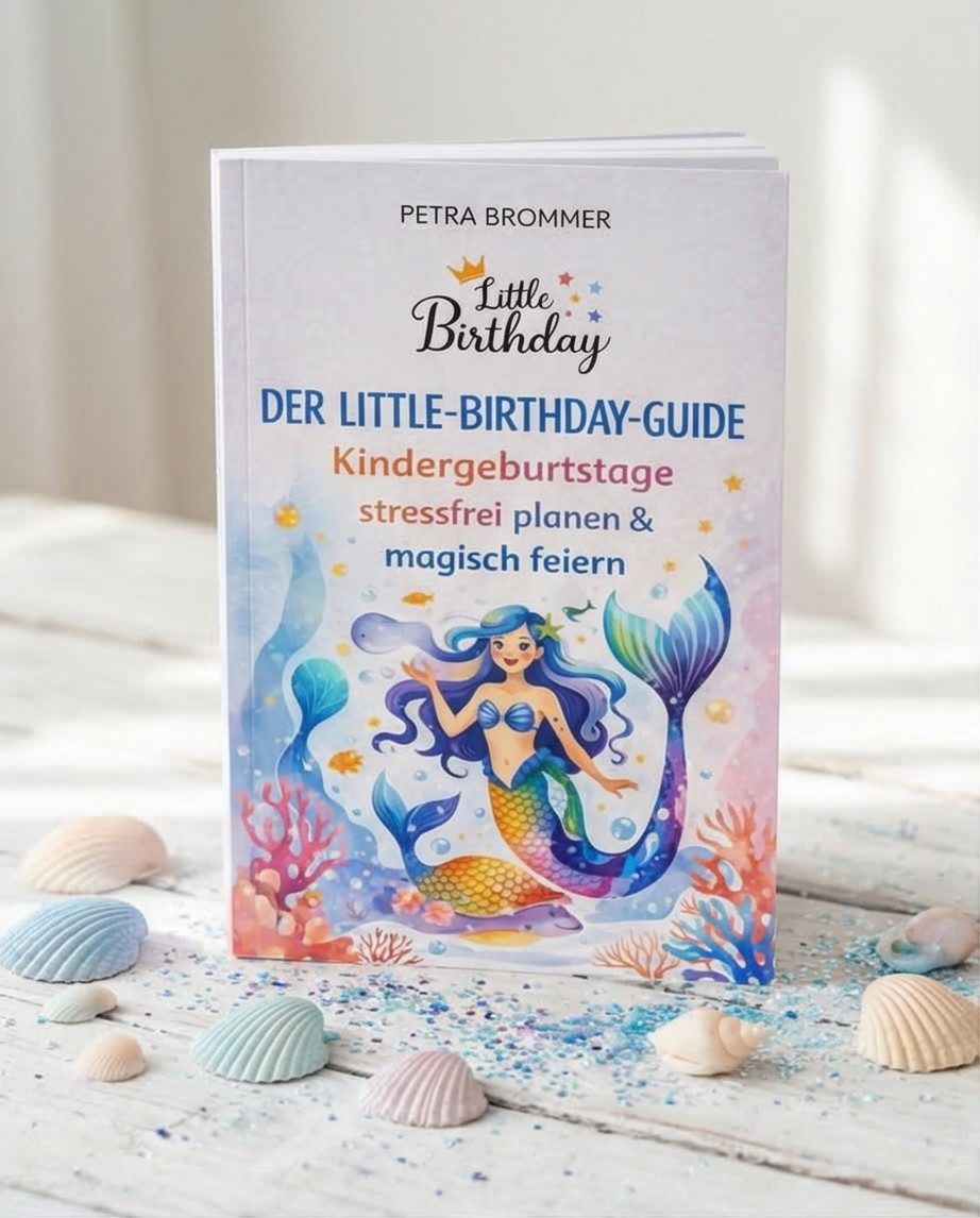 little Birthday Papierdekoration Guide: Kindergeburtstage stressfrei planen & magisch feiern, Meerjungfrau