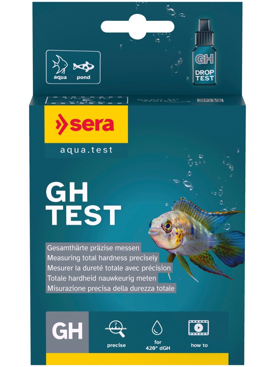 Sera Aquariumpflege Sera Aquariumwassertester gH-Test 15 ml