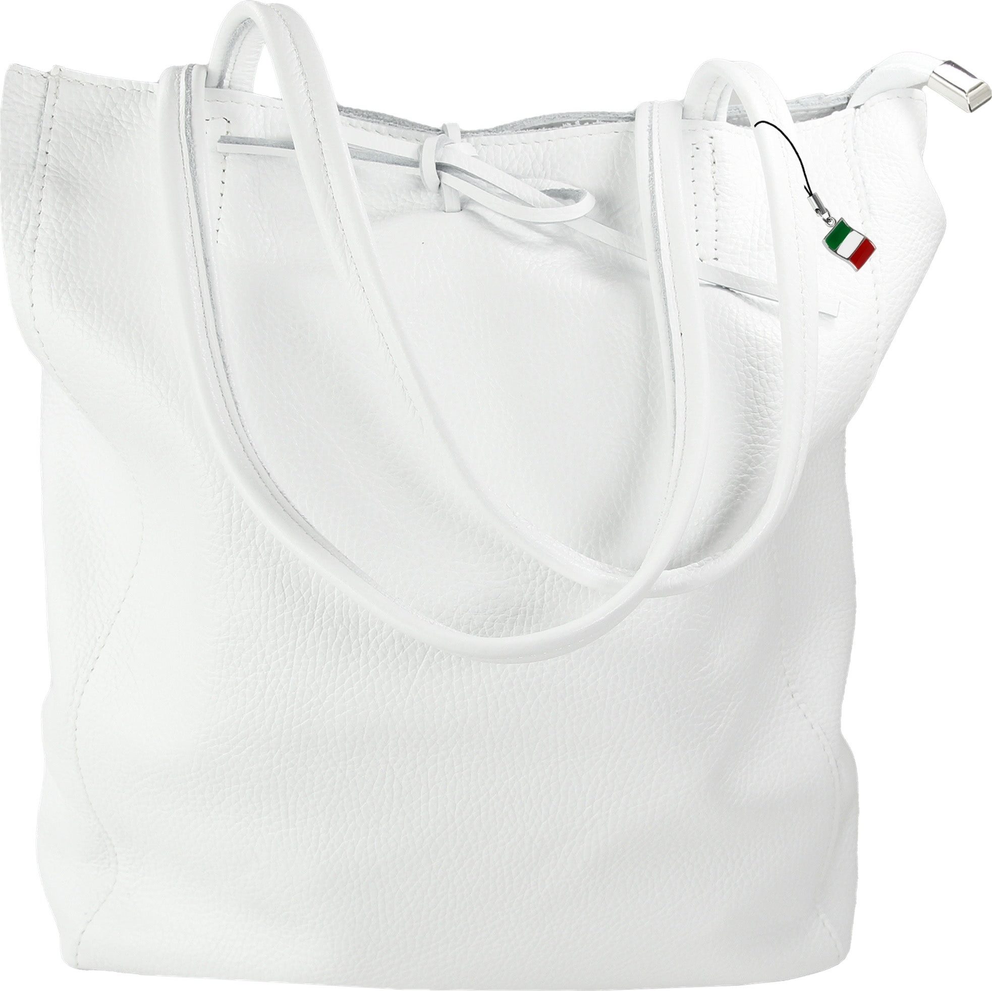 FLORENCE Schultertasche Florence ital. Shopper Echtleder günstig online kaufen