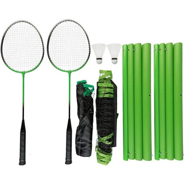 Idena Spielzeug-Gartenset »40184«, Badminton- und Tennis-Netz, Set mit Federballschlägern