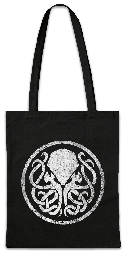 Beuteltasche Circle Logo Cthulhu Stofftasche Lovecraft Arkham Horror Miskatonic