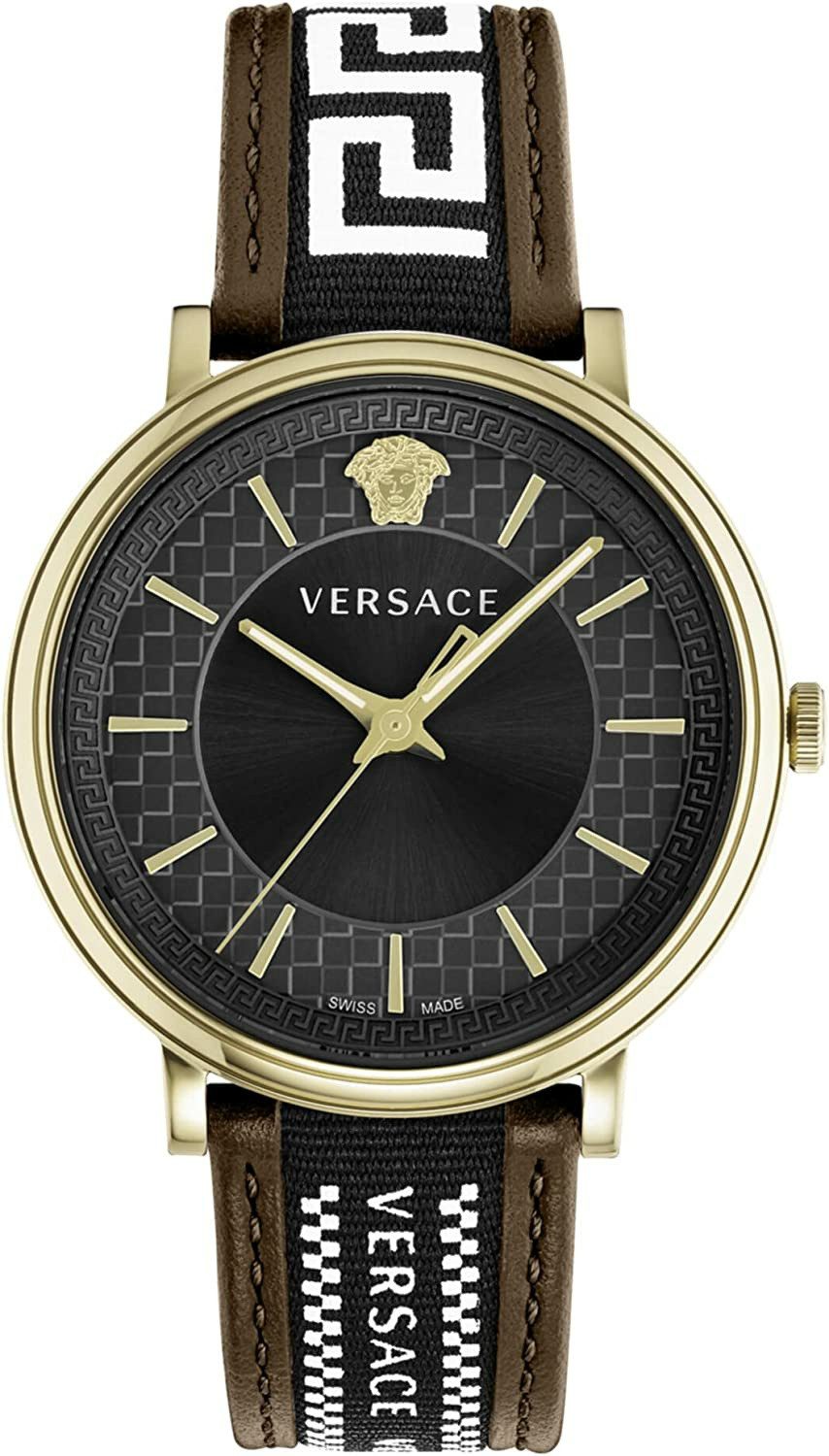 Versace Quarzuhr Analoguhr für Herren, (1-tlg)