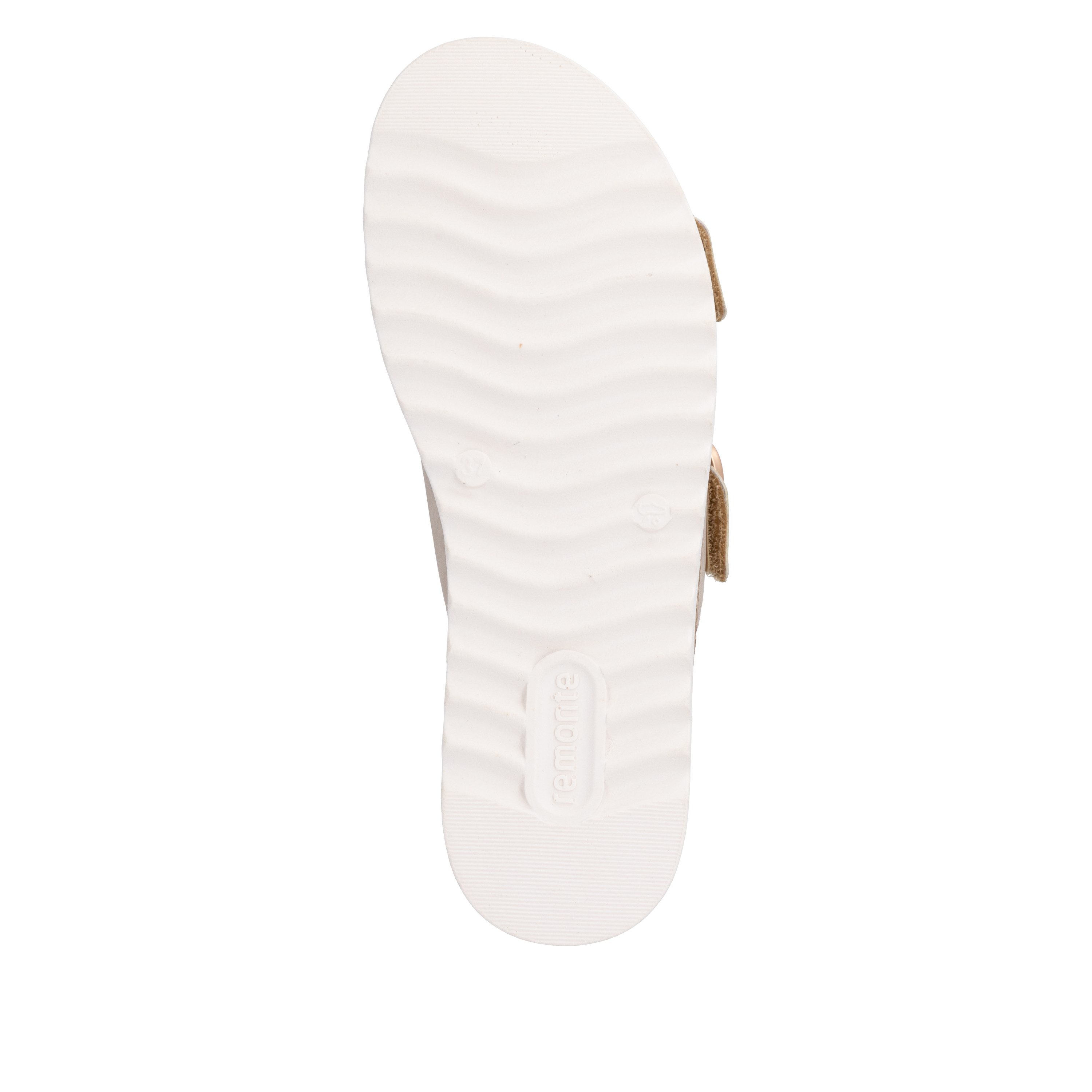 Remonte Pantolette Hausschuh, Sommerschuh, Klettschuh mit Lite´n Soft-Ausstattung
