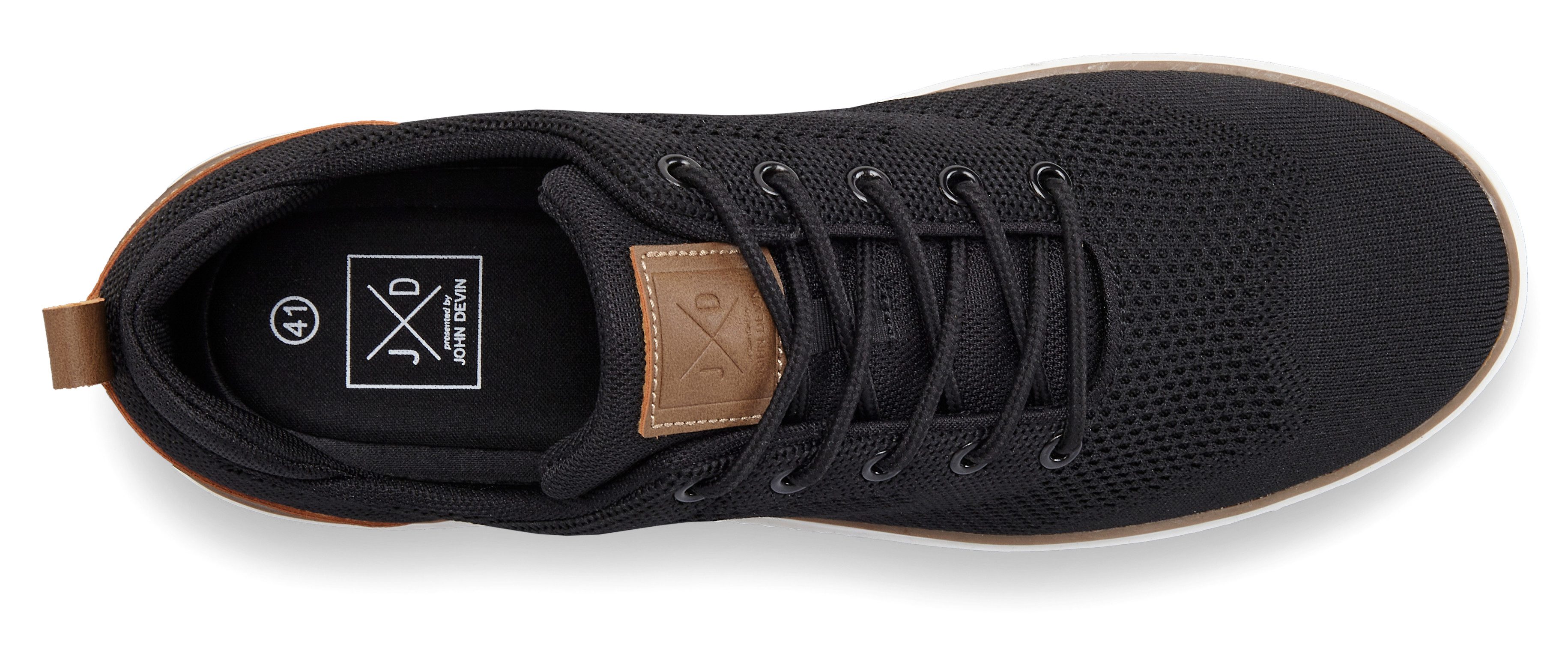 John Devin Schnürschuh, Freizeitschuh, Halbschuh, Schnürhalbschuh, Turnschuh Sneaker mit super leichter Sohle Unisex VEGAN