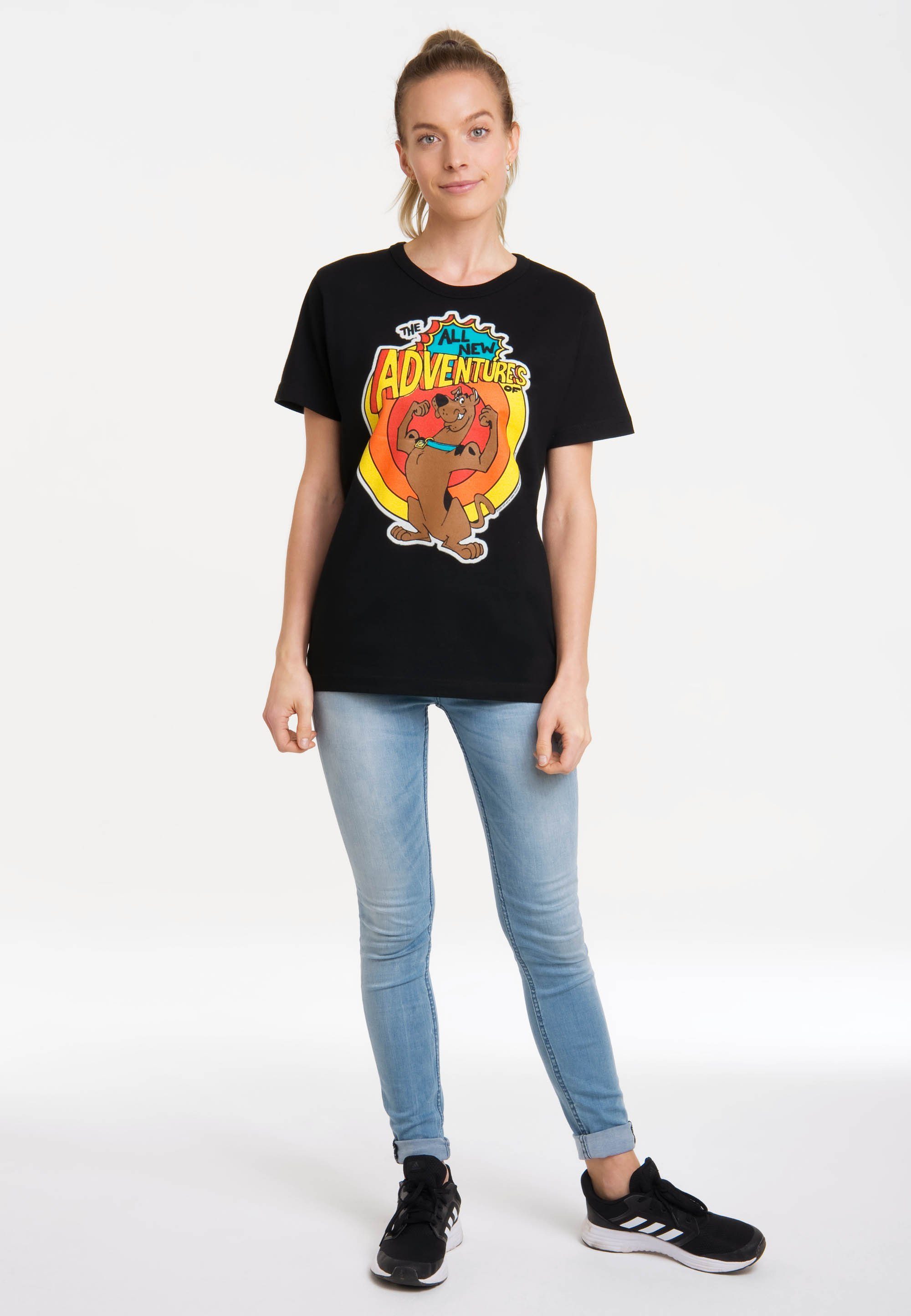 LOGOSHIRT T-Shirt Scooby Doo mit lizenziertem Print