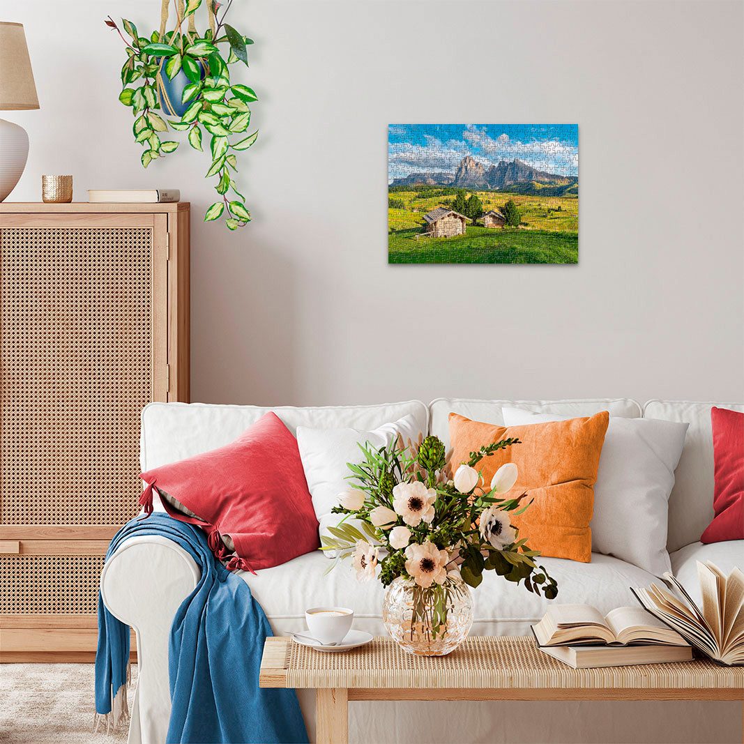 Ravensburger Puzzle Dolomitenidylle Seiser Alm, 500 Puzzleteile, Made in Ge günstig online kaufen