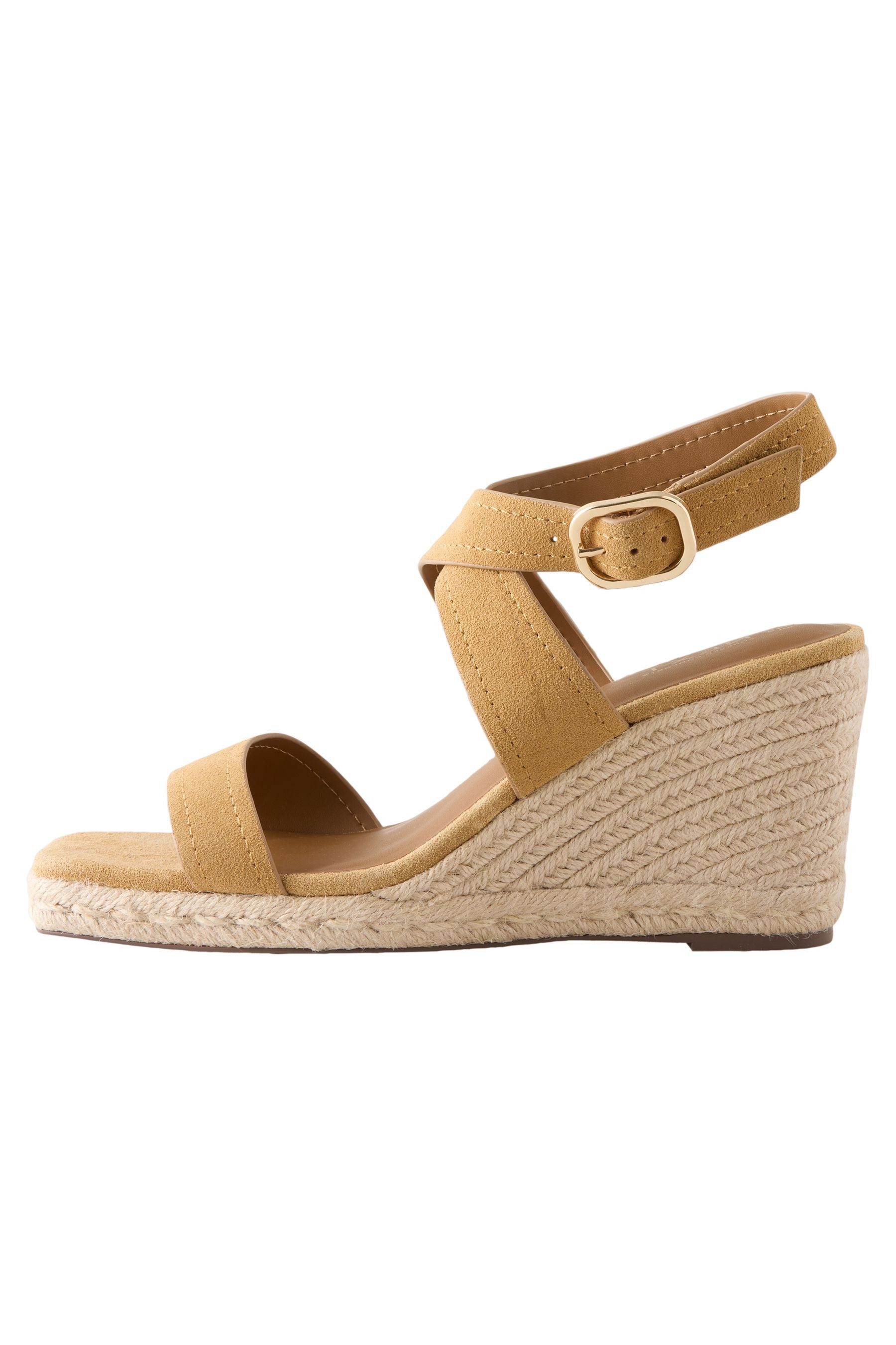 Next Forever Comfort® Leder-Wedges mit X-Riemen Sandale (1-tlg)