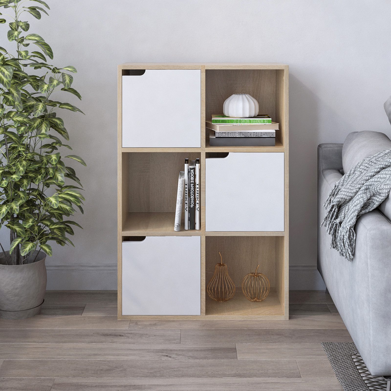 Mondeer Bücherregal Aufbewahrungsregal, Bücherschrank, Regal aus günstig online kaufen