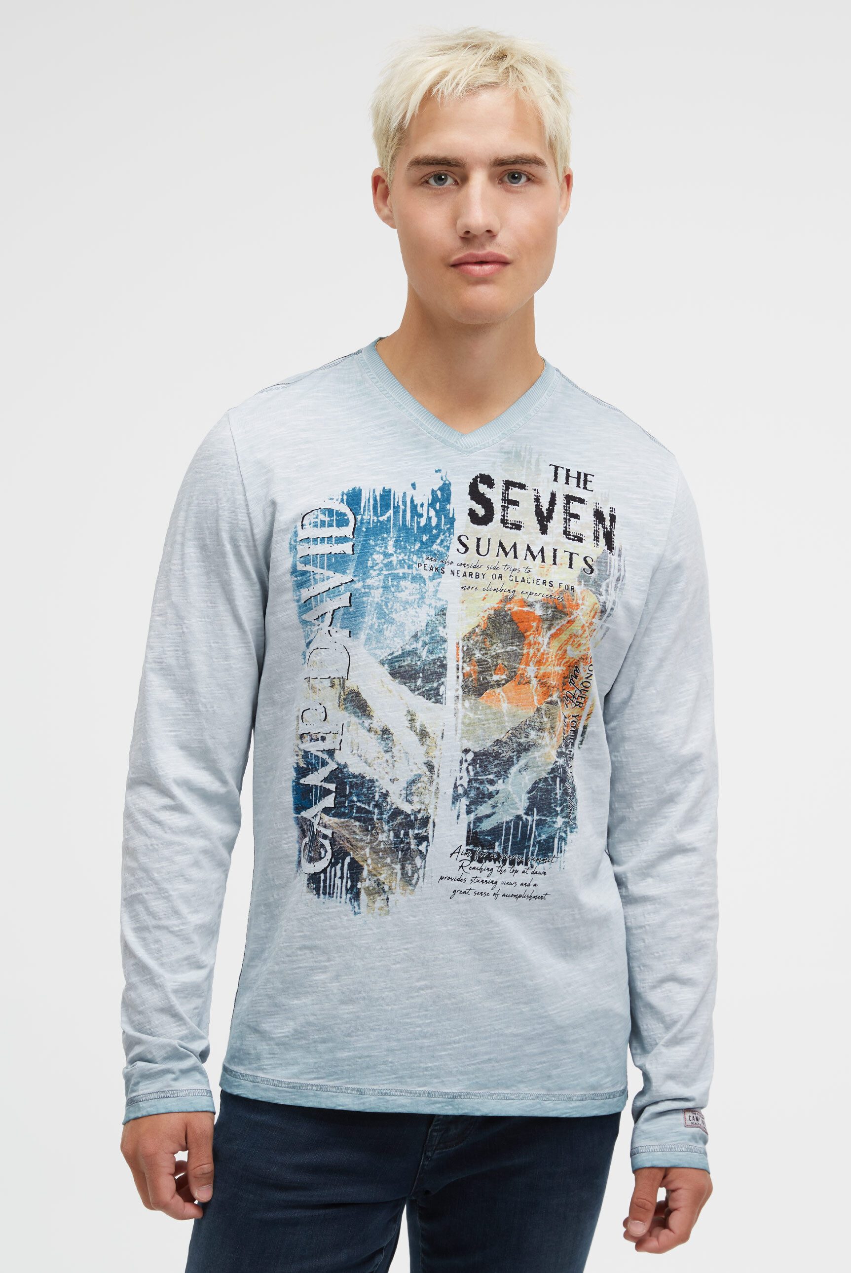 CAMP DAVID V-Shirt mit maskulinem V-Ausschnitt günstig online kaufen
