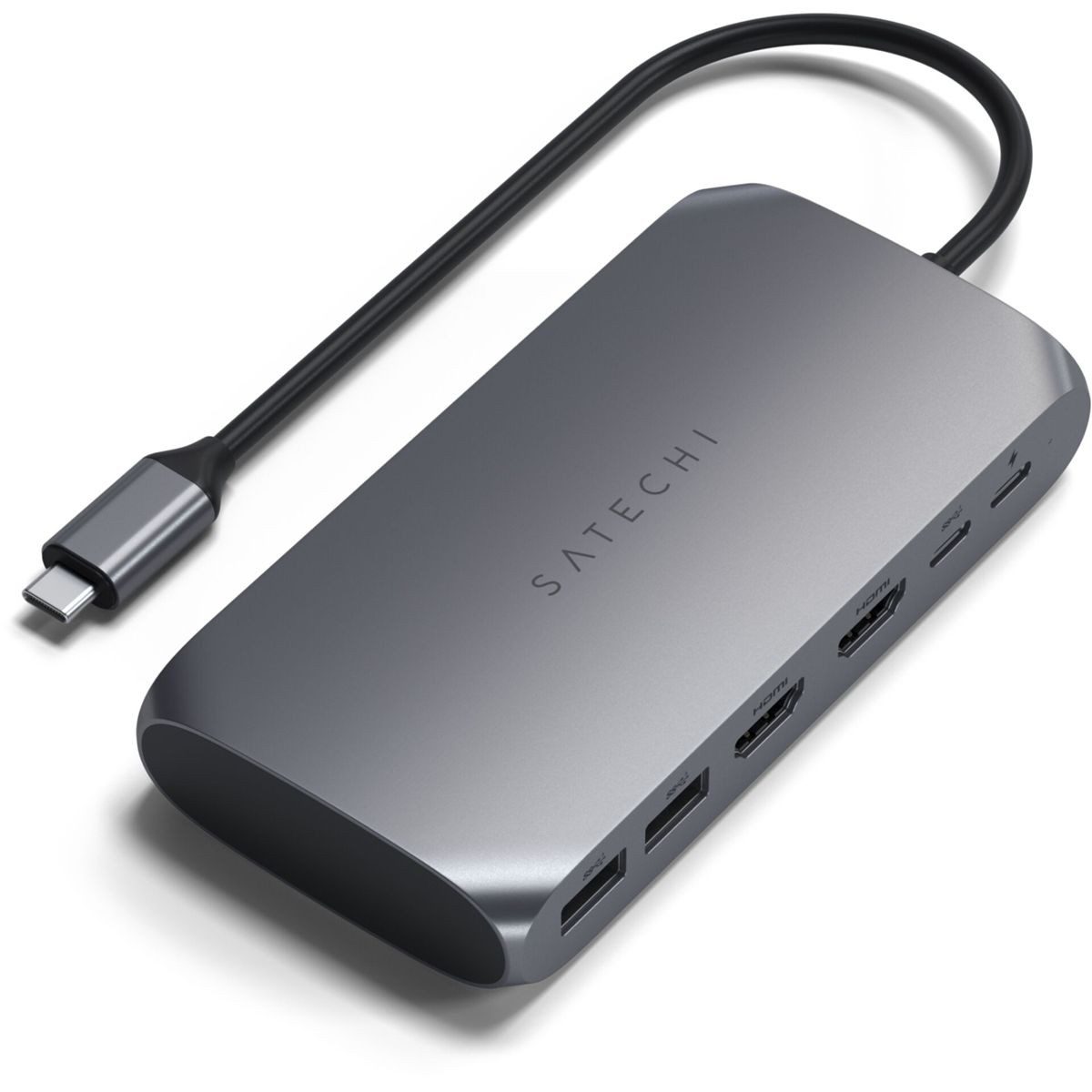 Satechi USB-C Multimedia Adapter M1 space grey Netzwerk-Switch
