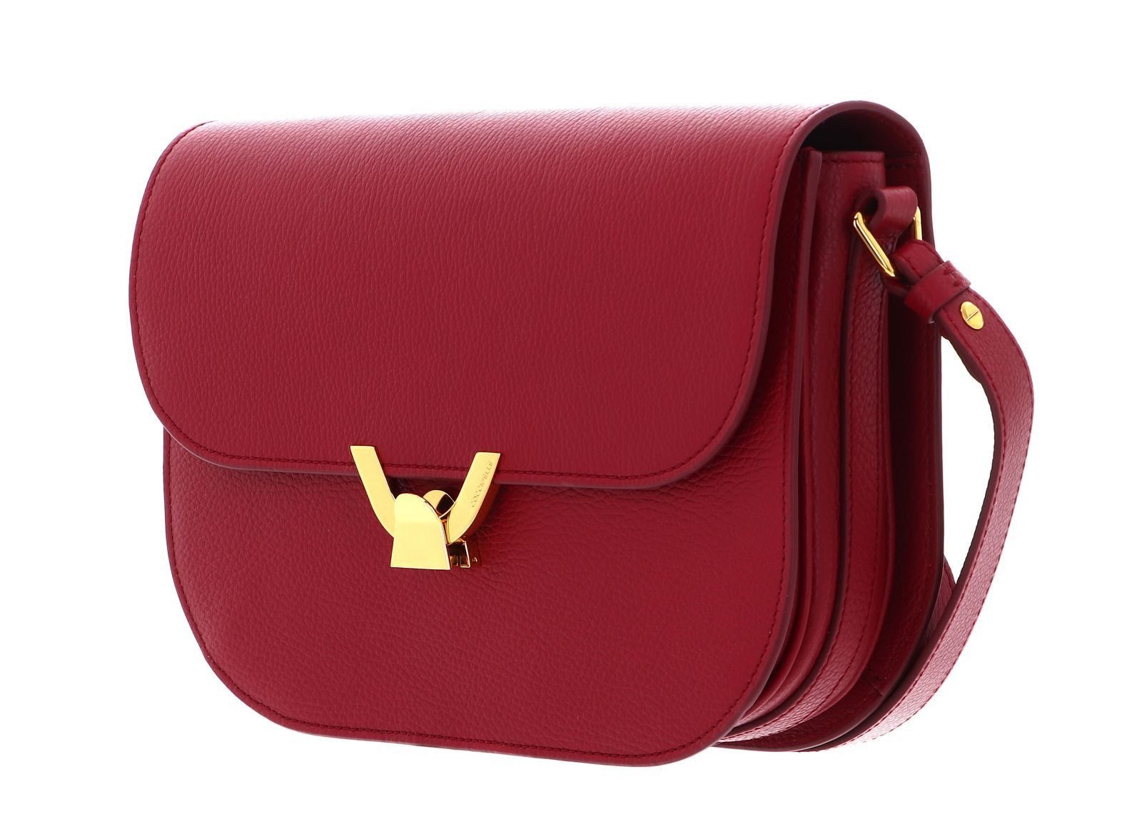 COCCINELLE Umhängetasche Handbag Grained Leather, aus echtem Rindsleder