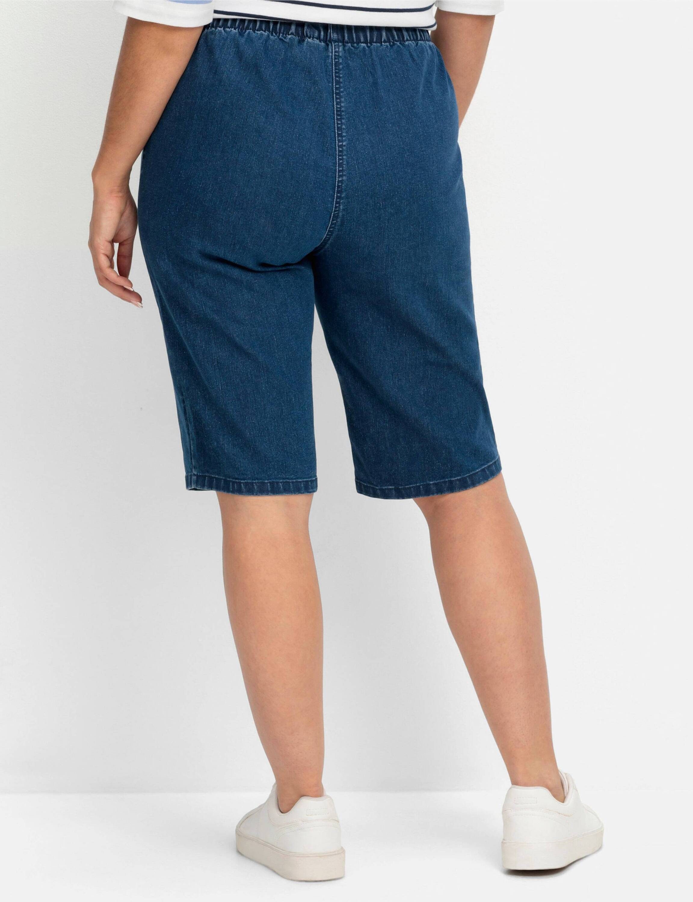 Sheego Jeansshorts Bermudas