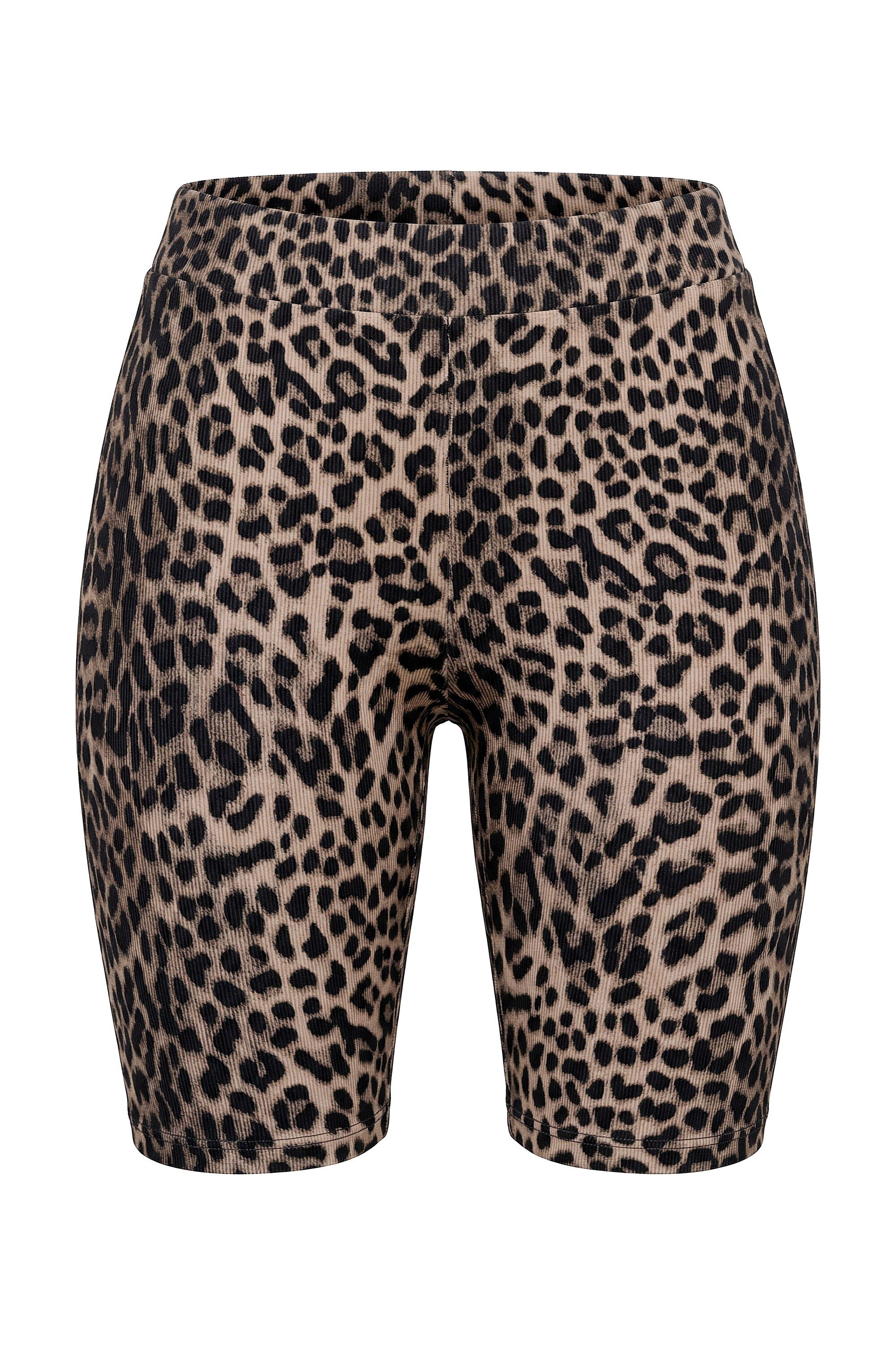 Studio Untold Leggings Radler High Waist Fit Rippjersyey Elastikbund günstig online kaufen