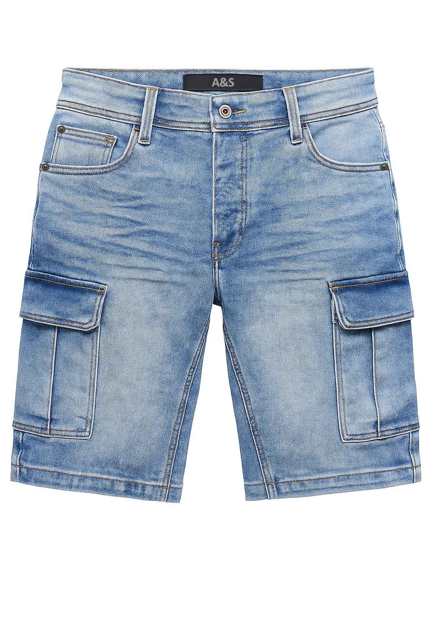 Egomaxx Jeansshorts Bequeme Cargo Bermuda mit Cargotaschen und Stretchfunkt günstig online kaufen