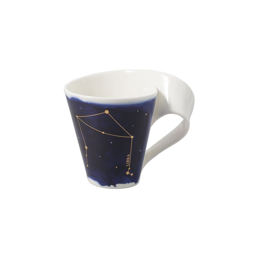 Villeroy & Boch Tasse NewWave Stars Be.m.Hkl. 0,3l, 1-tlg., Porzellan, Premium Porcelain, spülmaschinenfest, Made in Germany