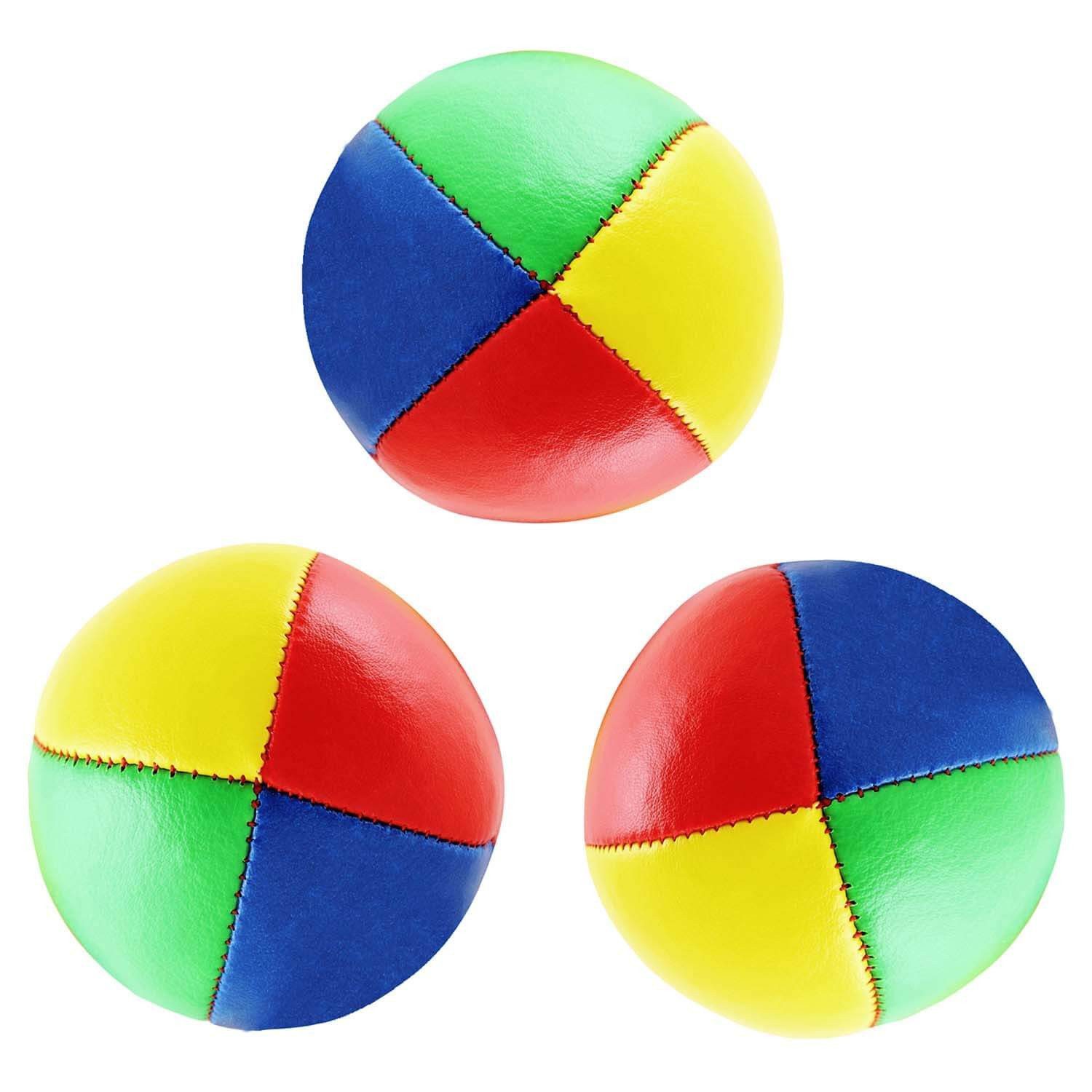 Diabolo Freizeitsport Jonglierball Set - Jonglierset 3 Bälle, 6 Jongliertücher und Poi (blau oder pink) (Jonglage Starter Kit mit UV Pois, Tüchern & Trickheft, 10-St., Zirkusspielzeug Kinder Motorik Set mit Pois & Tüchern), Juggling Set Kinder Erwachsene Diabolo Training 12-teilig (pink)