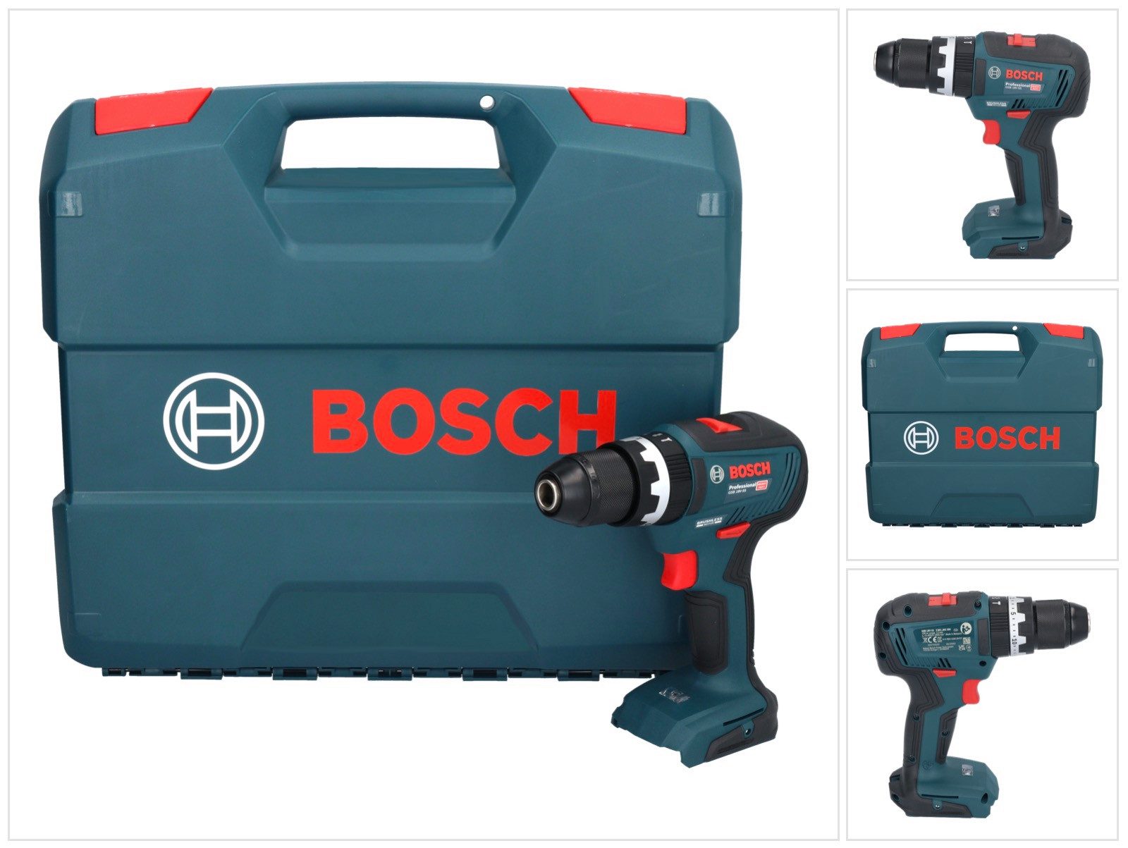 Bosch Professional Akku-Schlagbohrschrauber GSB 18V-55 Professional 18 V 55 Nm Brushless + Koffer