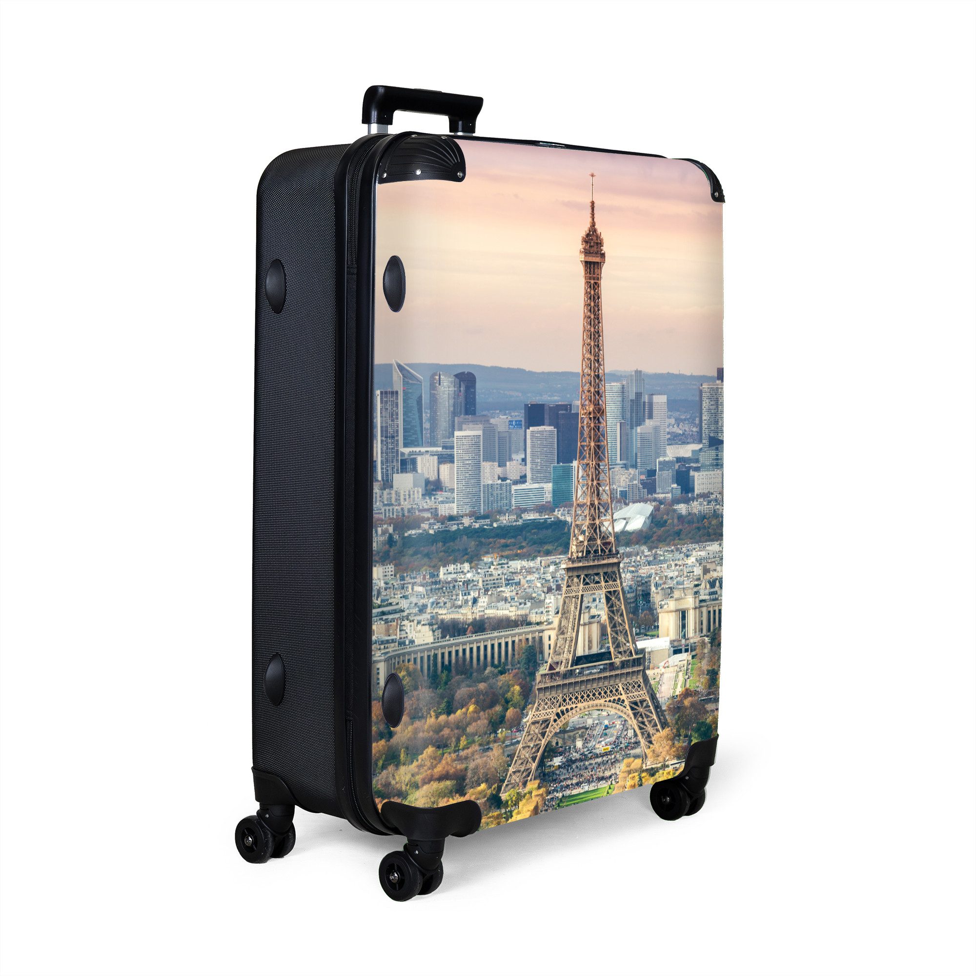NoBoringSuitcases.com© Hartschalen-Trolley Eiffelturm - Herbst - günstig online kaufen