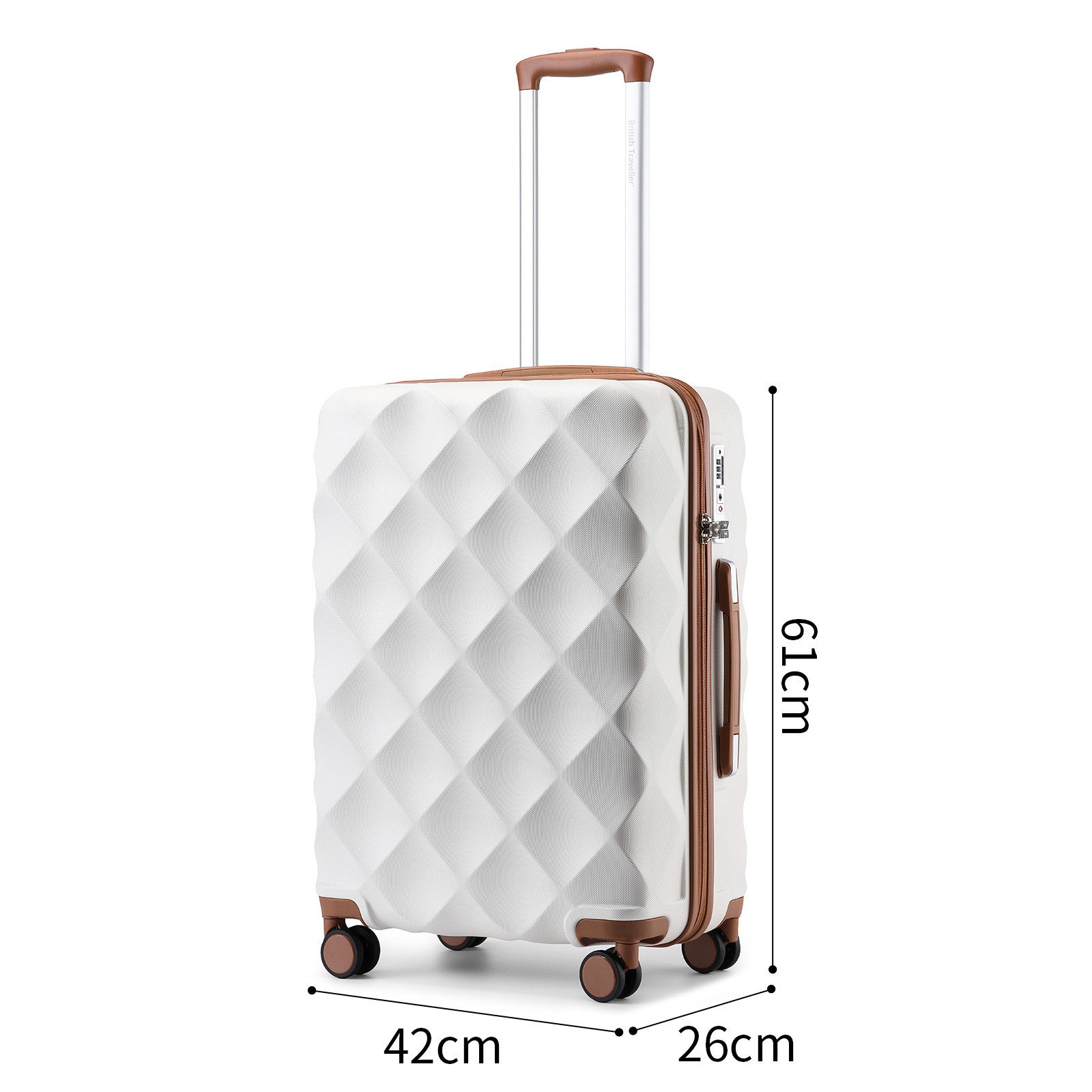 British Traveller Koffer ABS+PC Trolley mit günstig online kaufen