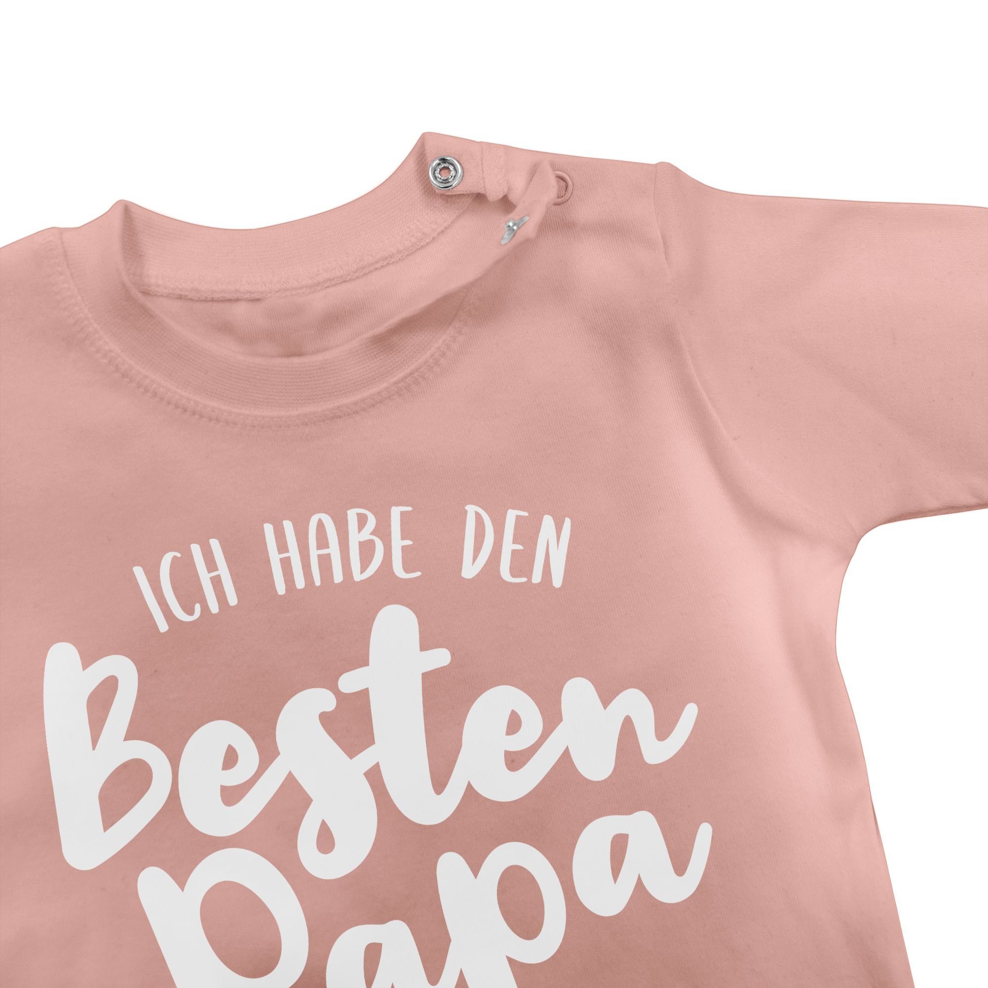 Geschenk Babyrosa Baby besten den habe Shirtracer Welt T-Shirt der Ich Vatertag 2 Papa