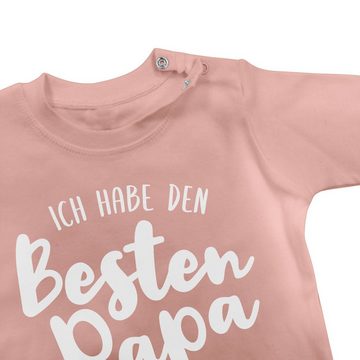 Shirtracer T-Shirt Ich habe den besten Papa der Welt Geschenk Vatertag Baby