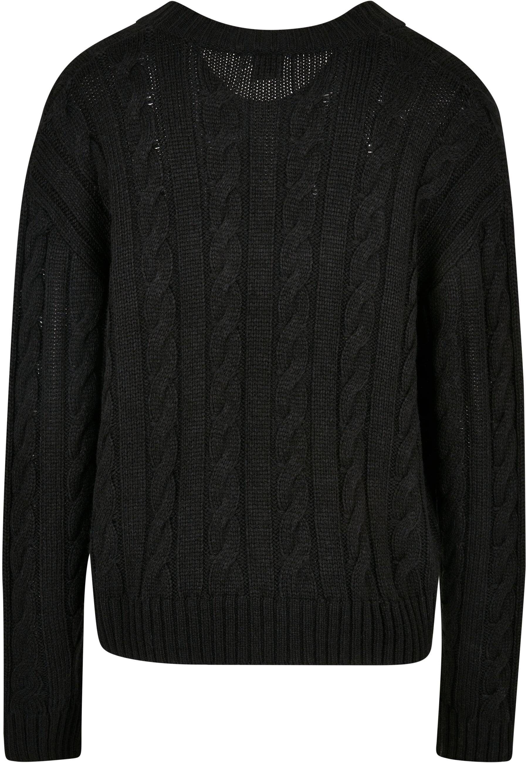 Cardigan Herren Strickjacke black (1-tlg) Boxy URBAN CLASSICS