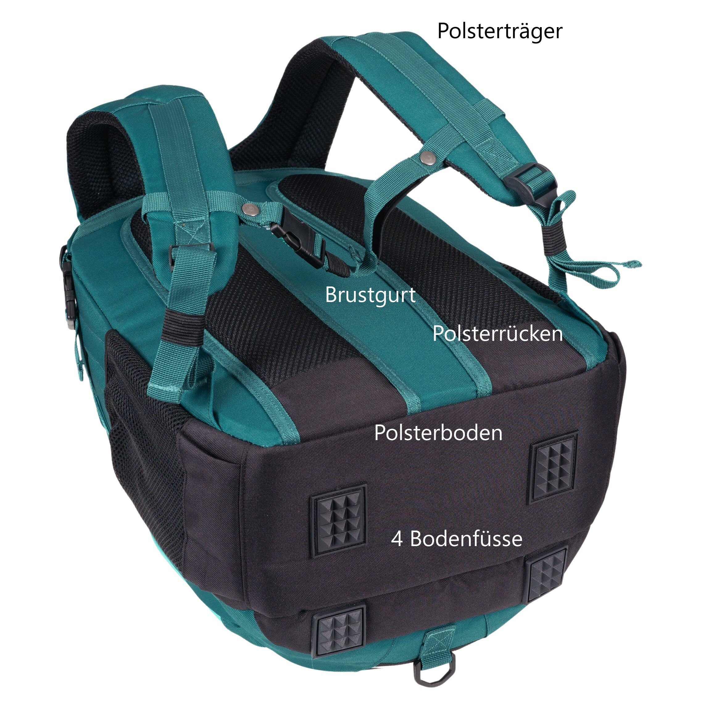 ELEPHANT Schulrucksack Hero Signature Schultasche (2 Teile Set), Rucksack + Mäppchen Box – Bild 5 von 5