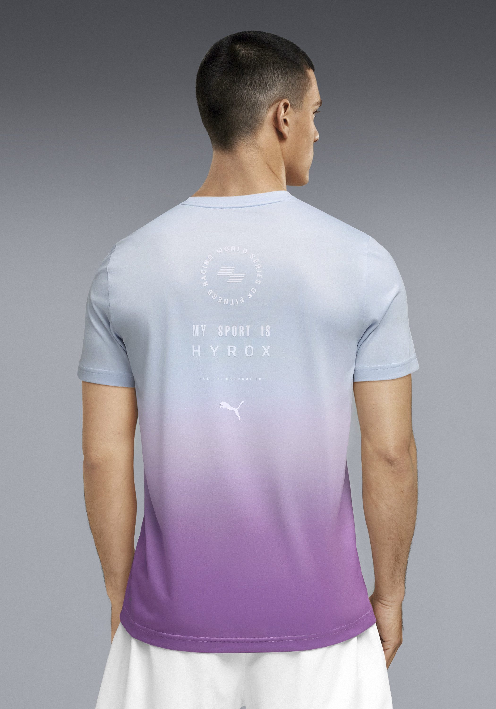 PUMA Trainingsshirt M X HYROX POLY GRAPHIC TEE reguläre Passform, Kurzarm-D günstig online kaufen