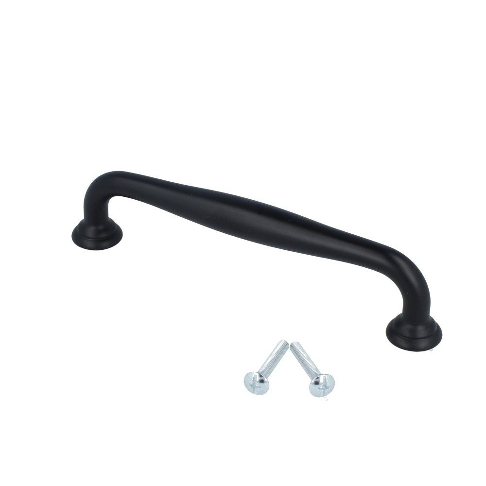 Möbelgriff Möbelgriff Schubladengriff schwarz matt Serie UZ70