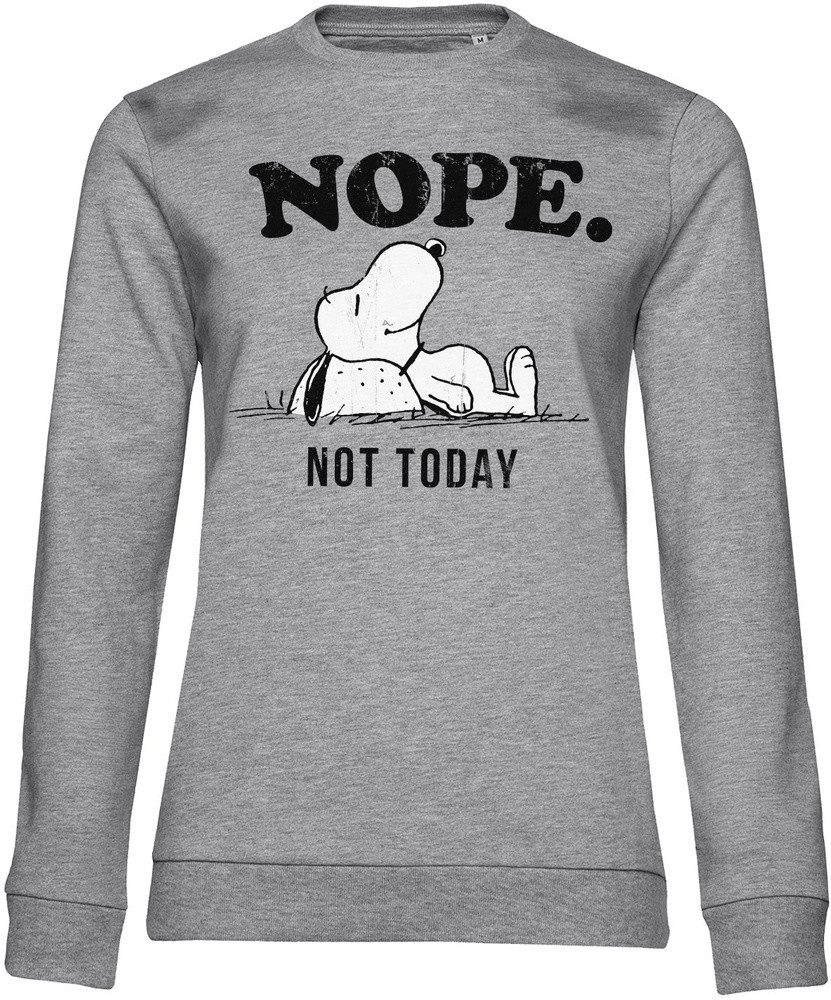 PEANUTS Worldwide LLC Rundhalspullover Nope Not günstig online kaufen