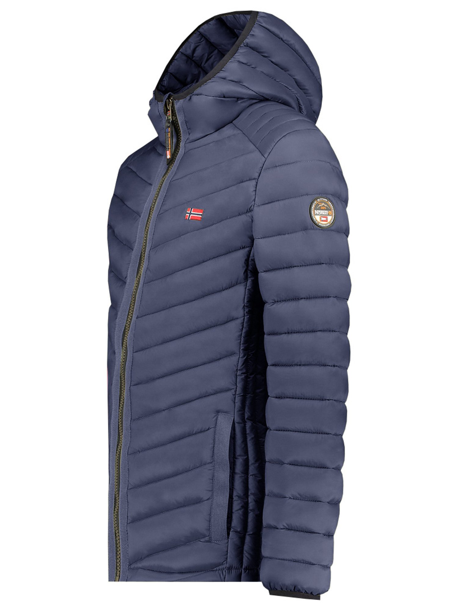 Geographical Norway Steppjacke Herren Steppjacke Übergangsjacke mit Kapuze günstig online kaufen