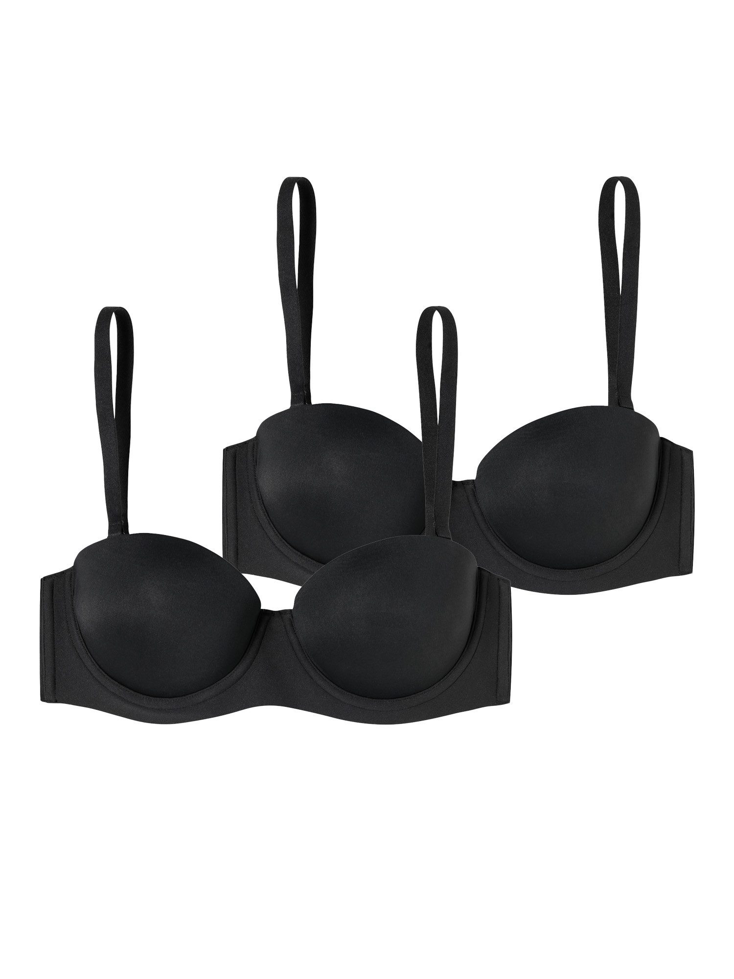 Schiesser Bügel-BH Bandeau mit Schale - Unique Micro (2-tlg) büstenhalter frauen girls