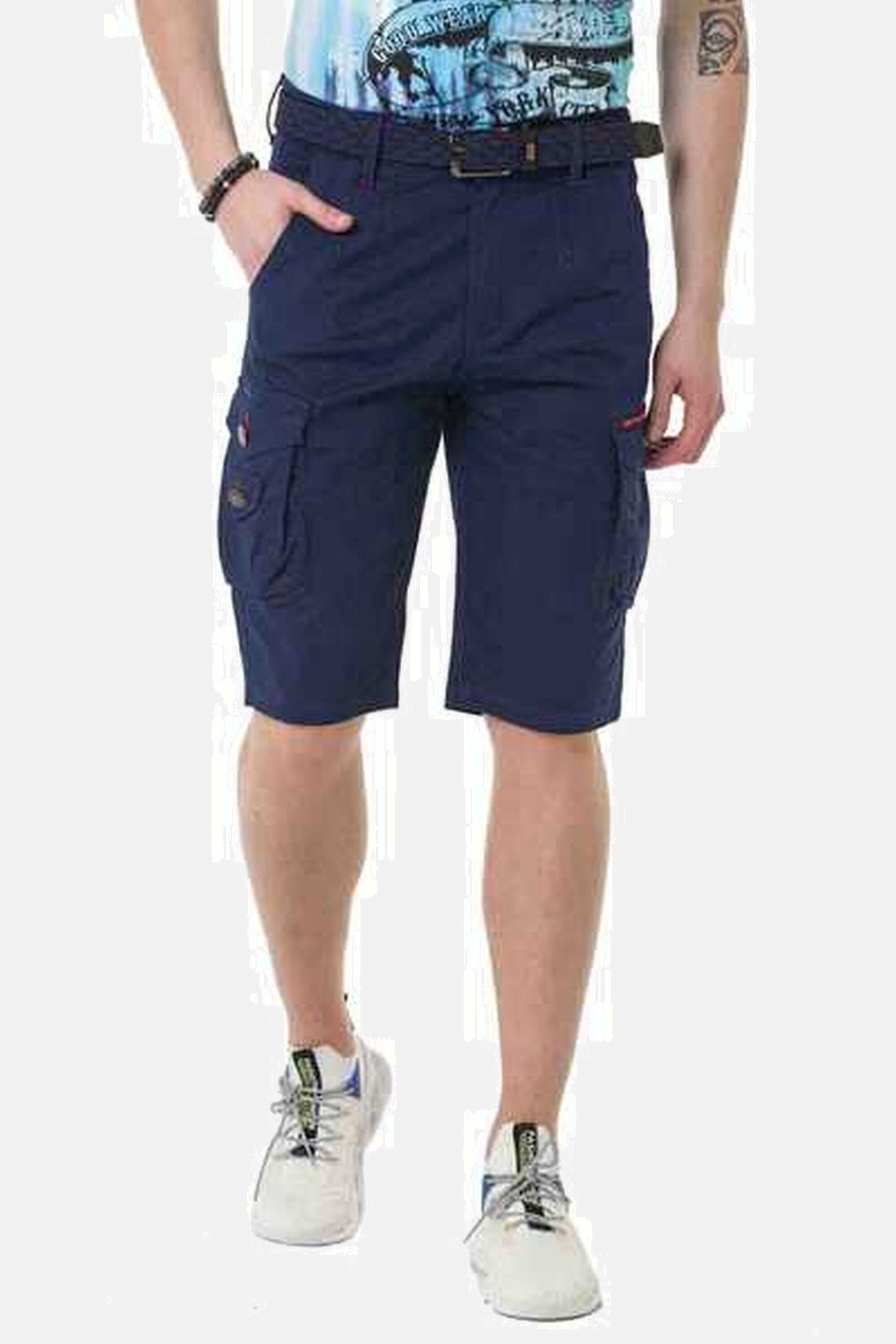 Cipo & Baxx Jeansbermudas Bermuda & Short mit praktischen Beintaschen, CK265