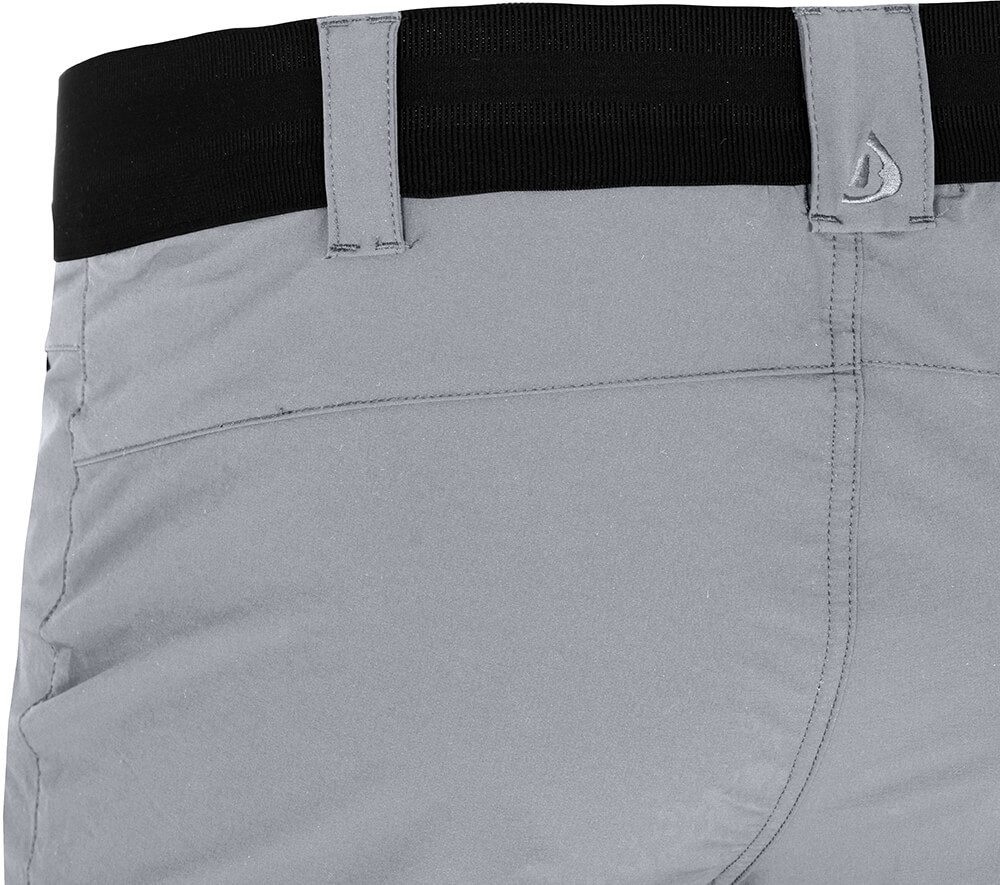 Bergson Outdoorhose ARRESÖ COMFORT Zipp Off Herren Wanderhose, leicht, strapazierfähig, Normalgrößen, hellgrau